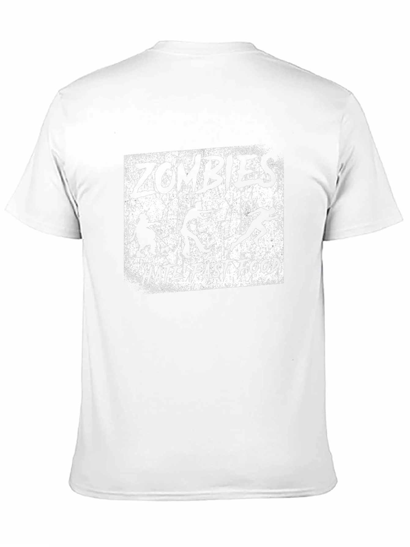 Zombies Hate Fast Food Graphic T-Shirt