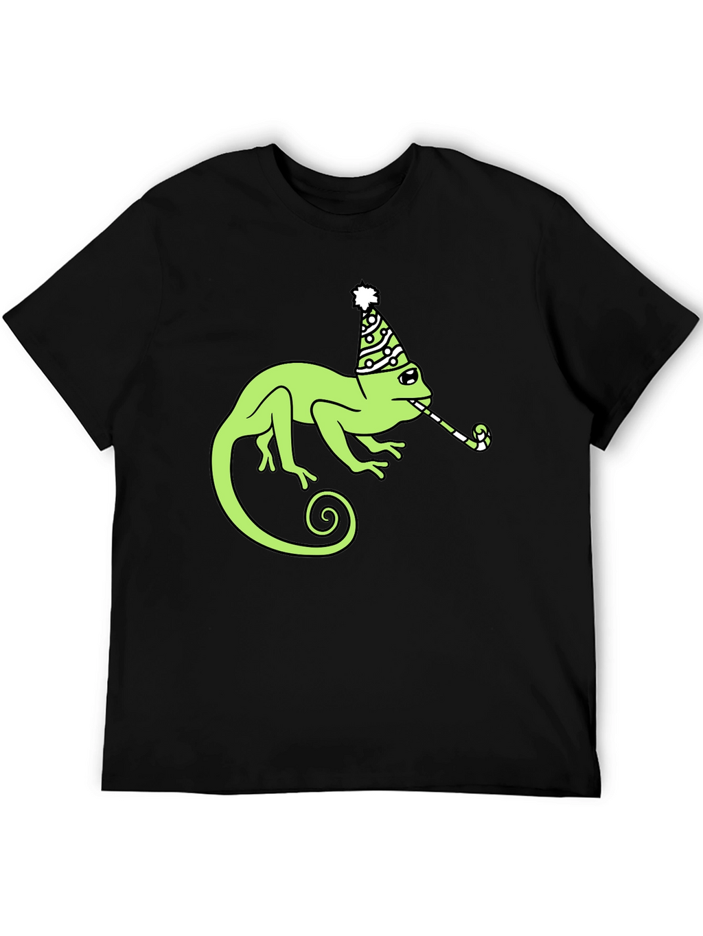 Party Chameleon Graphic Tee - Fun & Unique Design