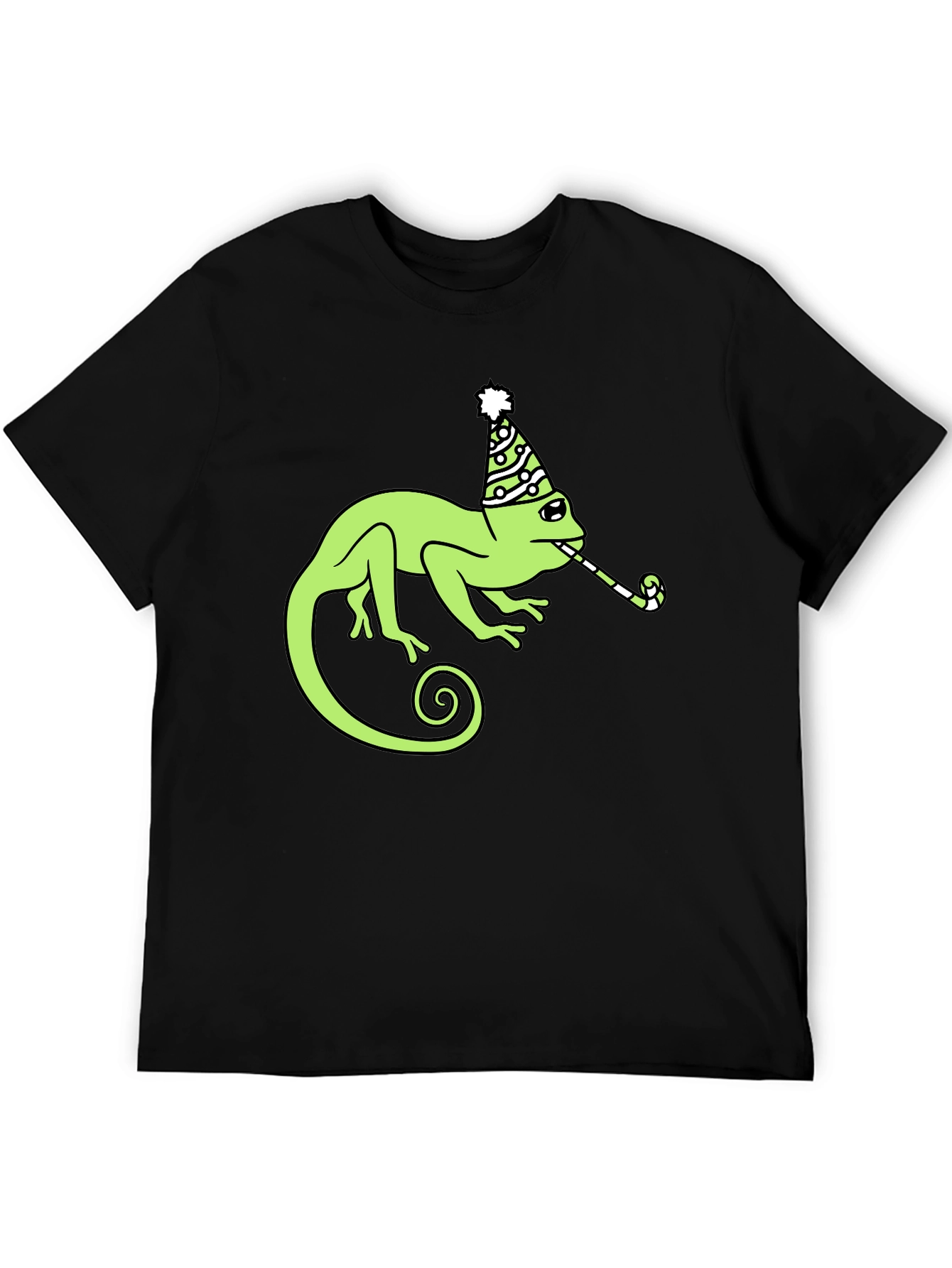 Party Chameleon Graphic Tee - Fun & Unique Design