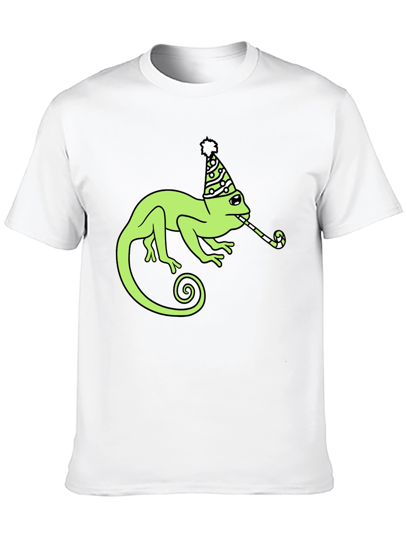 Party Chameleon Graphic Tee - Fun & Unique Design