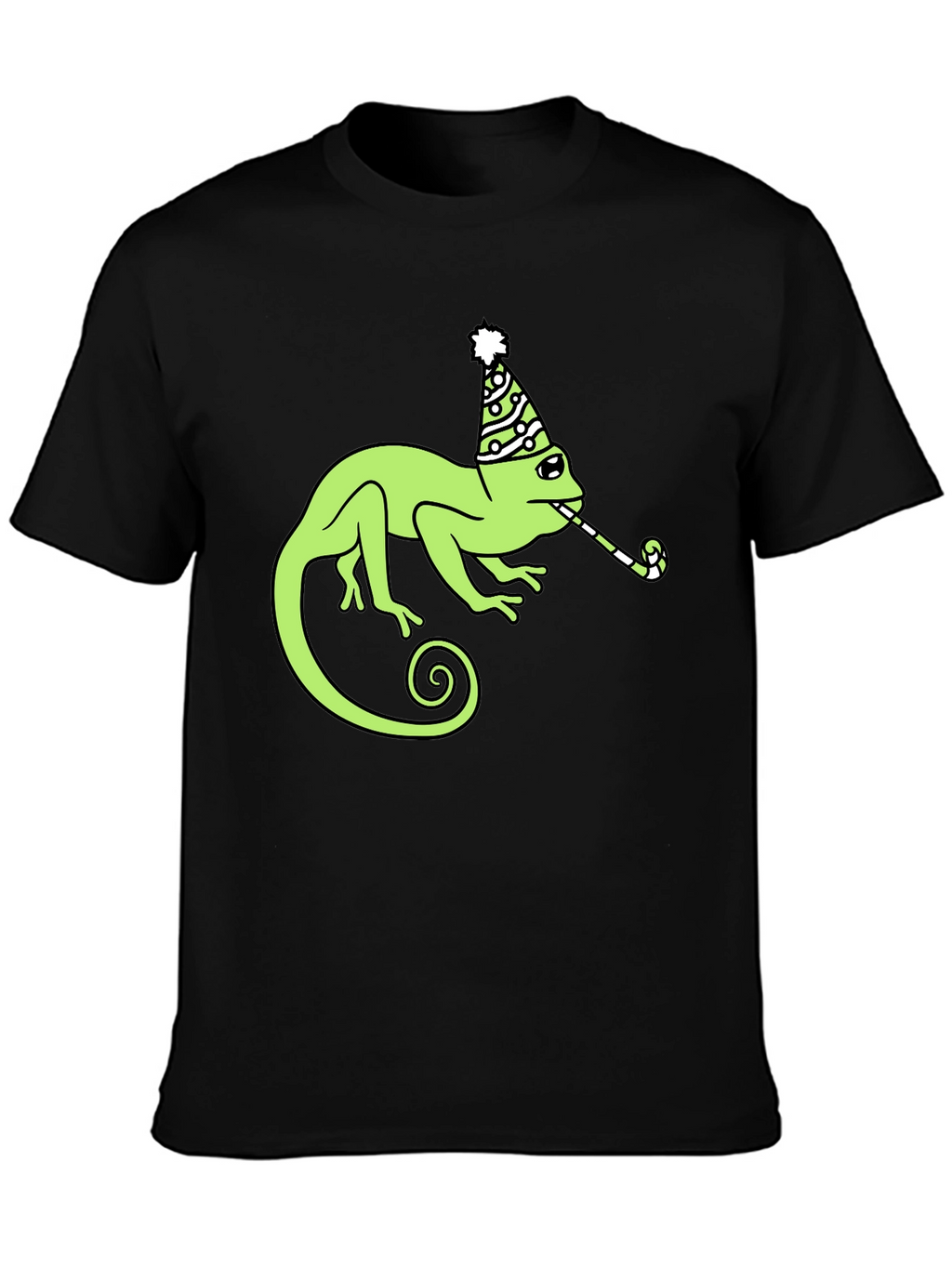 Party Chameleon Graphic Tee - Fun & Unique Design