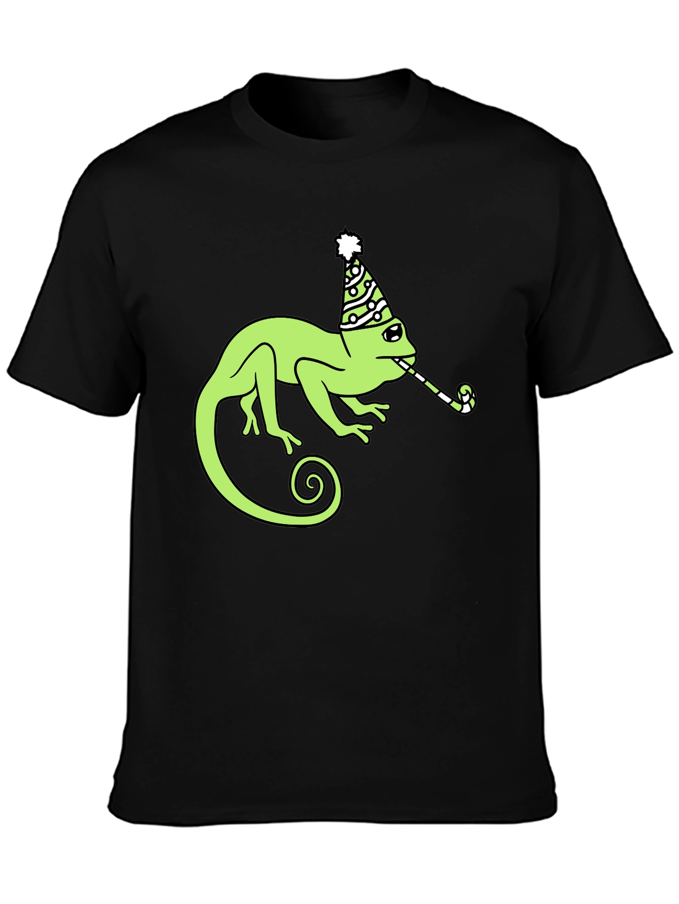 Party Chameleon Graphic Tee - Fun & Unique Design
