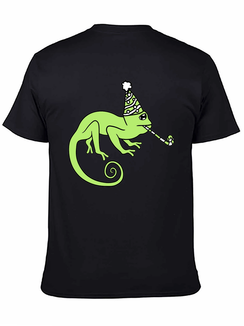 Party Chameleon Graphic Tee - Fun & Unique Design