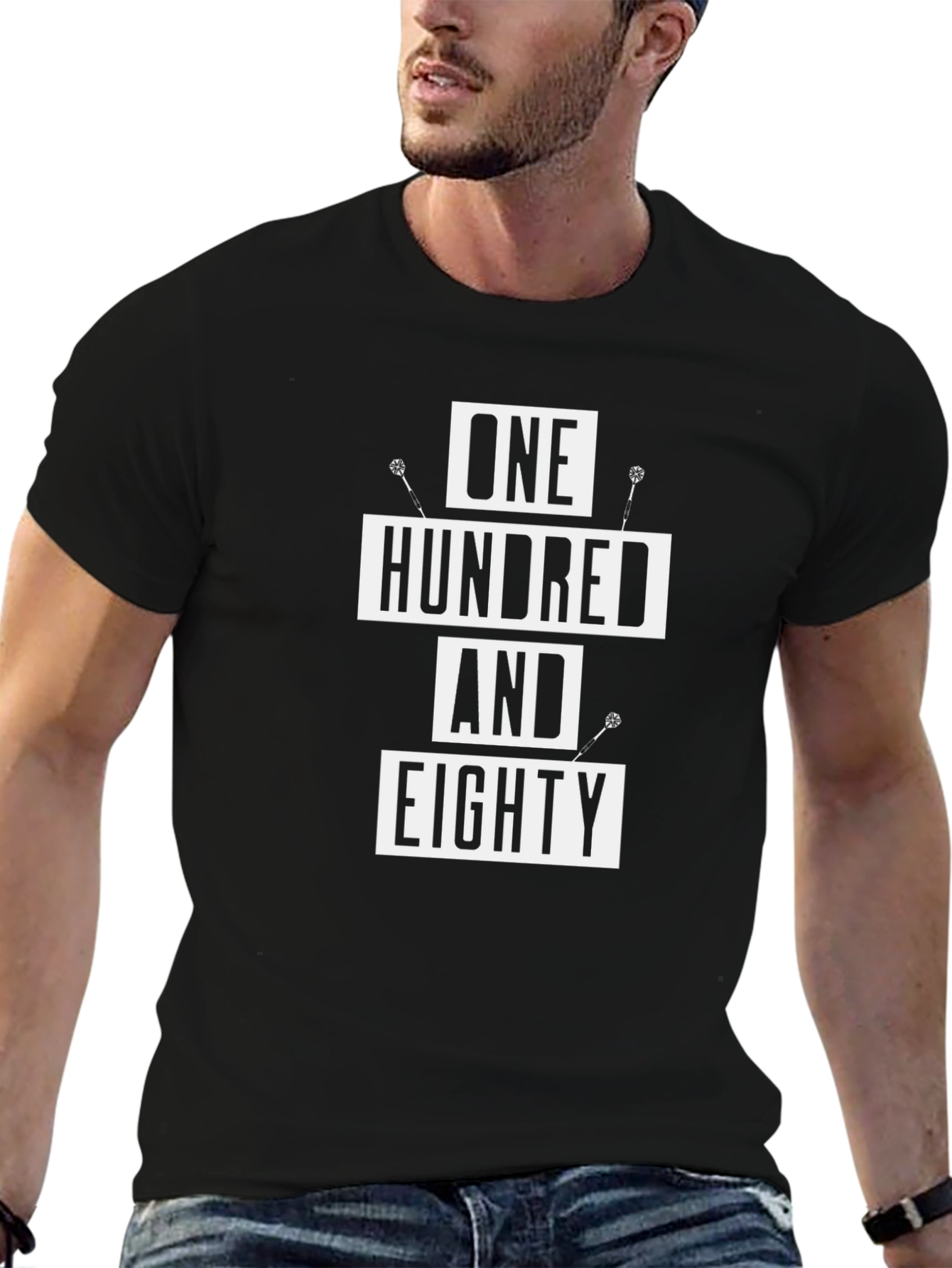 One Hundred and Eighty T-Shirt - Darts Player Tee