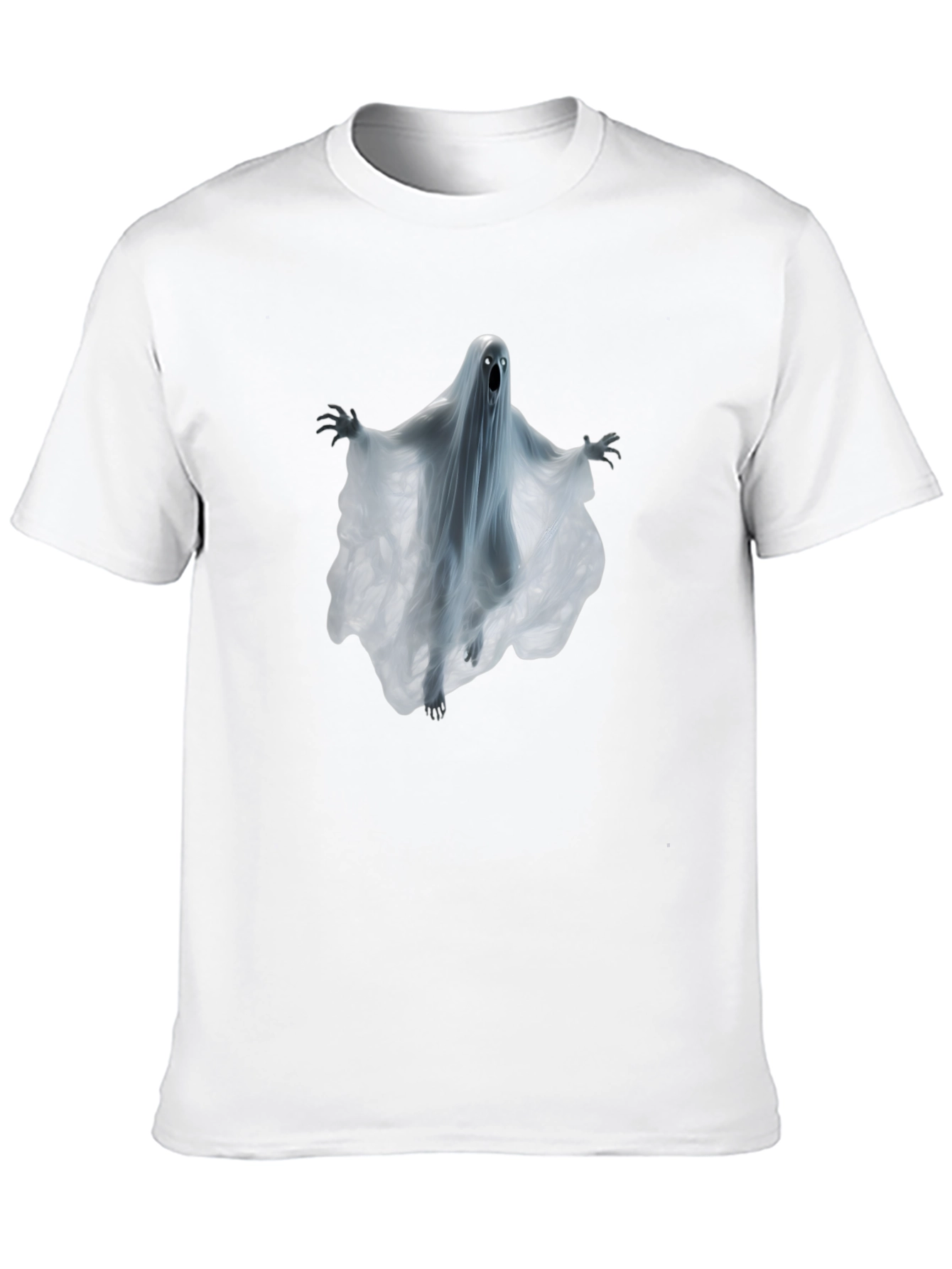 Ghost Graphic T-Shirt - Spooky Halloween Tee