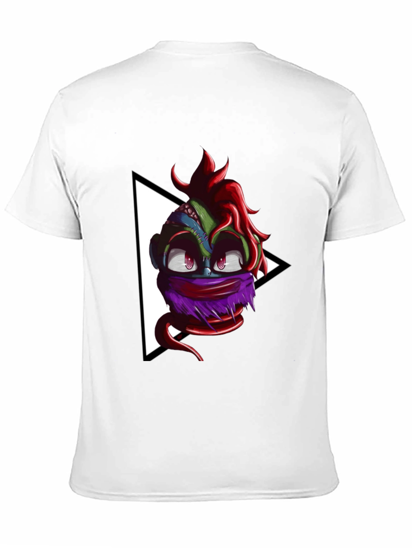 Monster Head Graphic Black T-Shirt