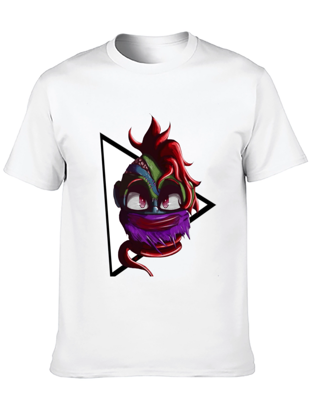 Monster Head Graphic Black T-Shirt