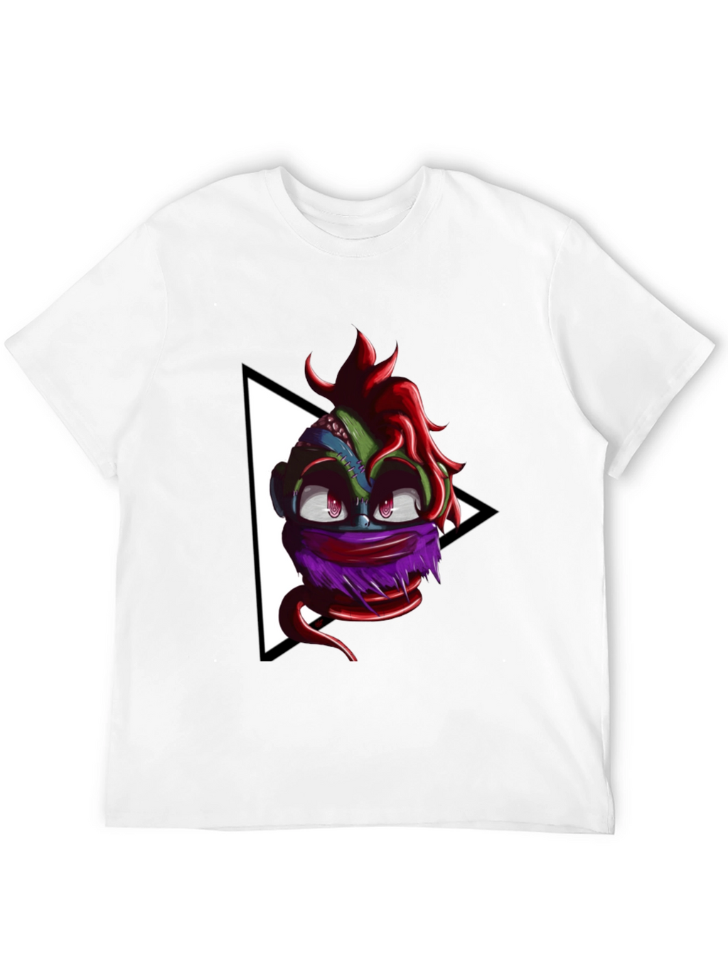 Monster Head Graphic Black T-Shirt