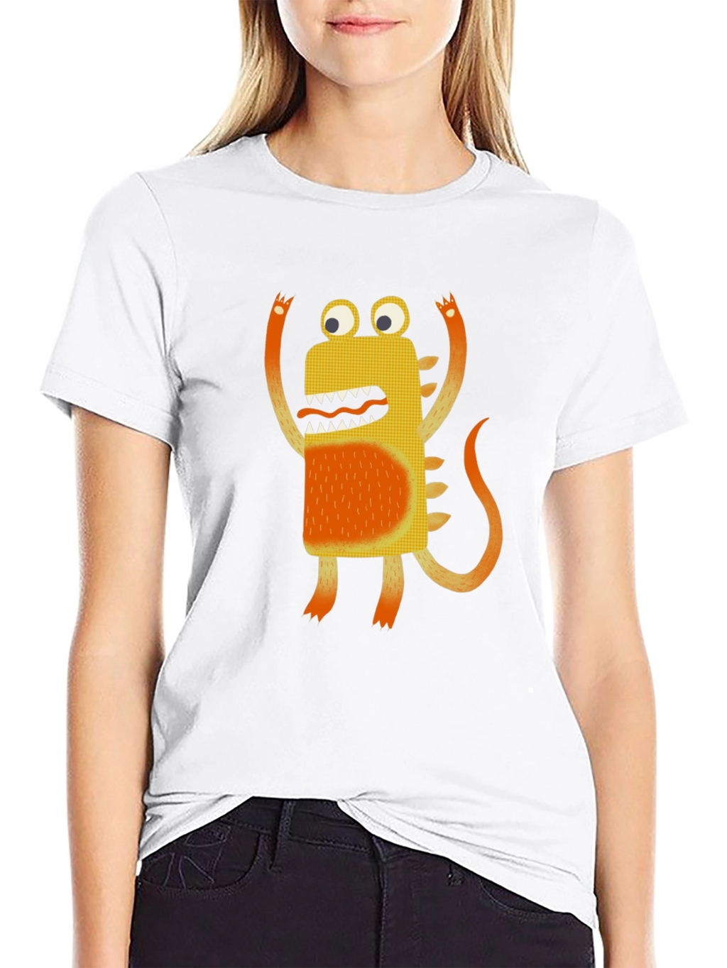 Monster Graphic Black T-Shirt