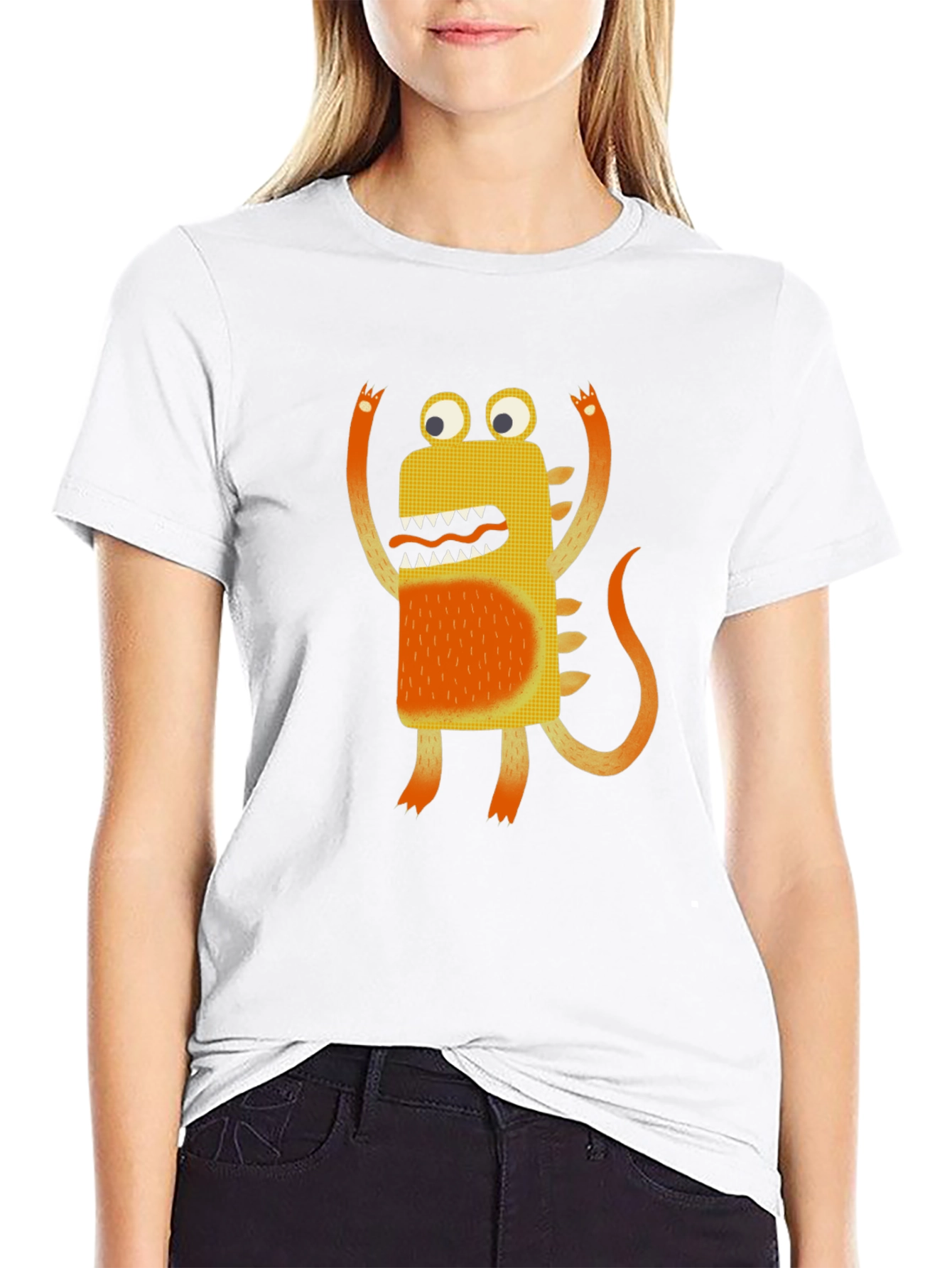 Monster Graphic Black T-Shirt