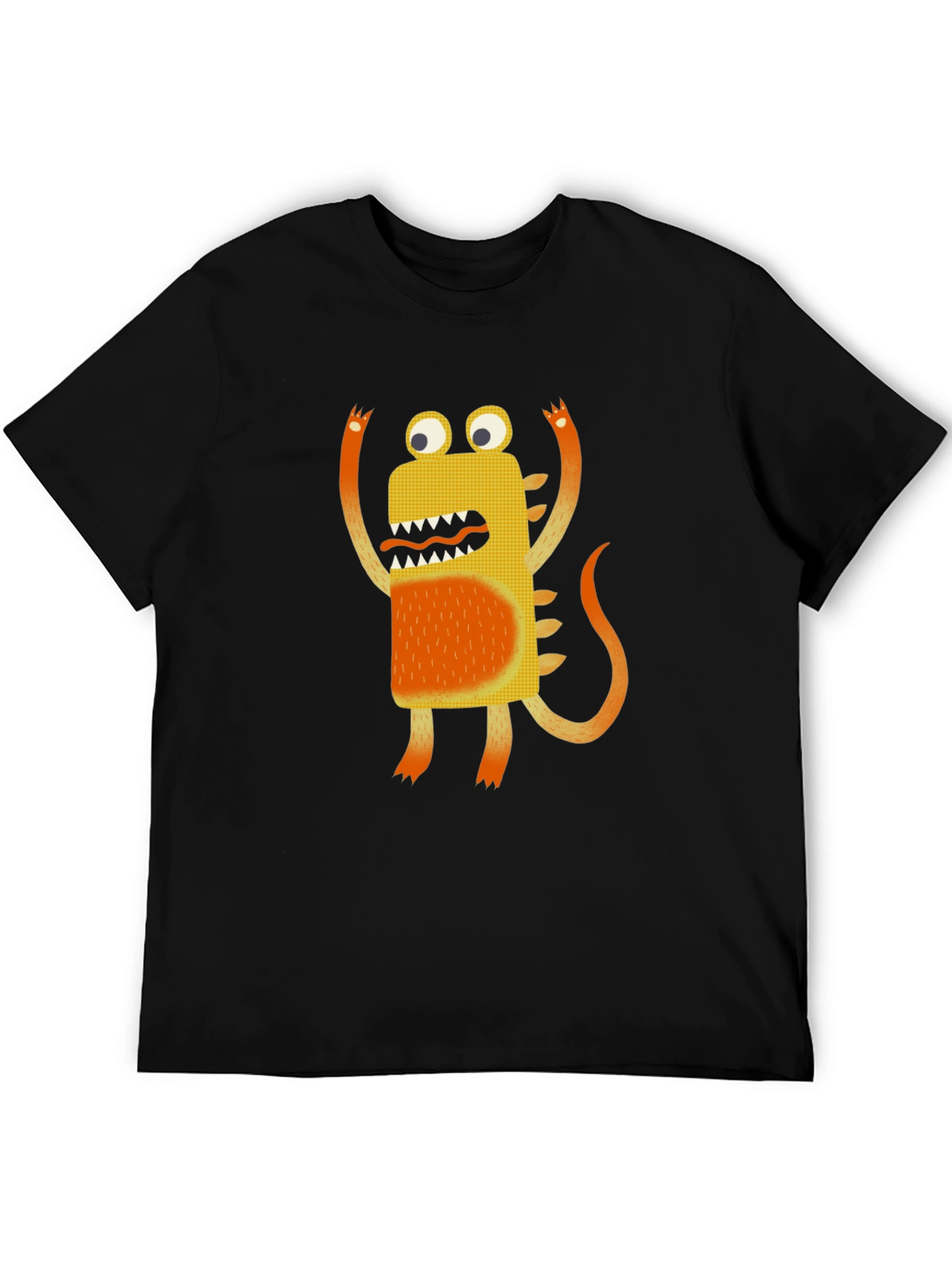 Monster Graphic Black T-Shirt