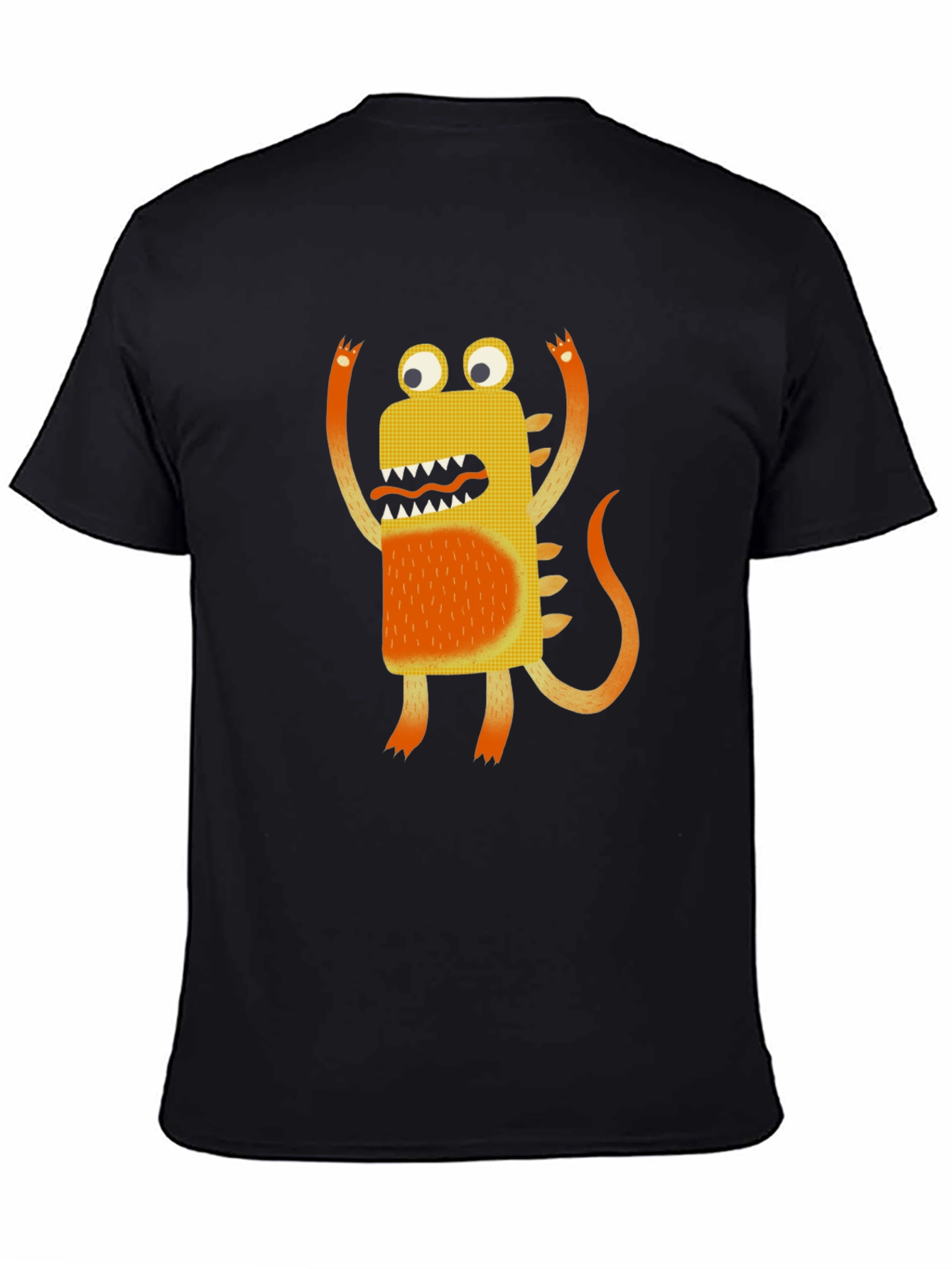 Monster Graphic Black T-Shirt