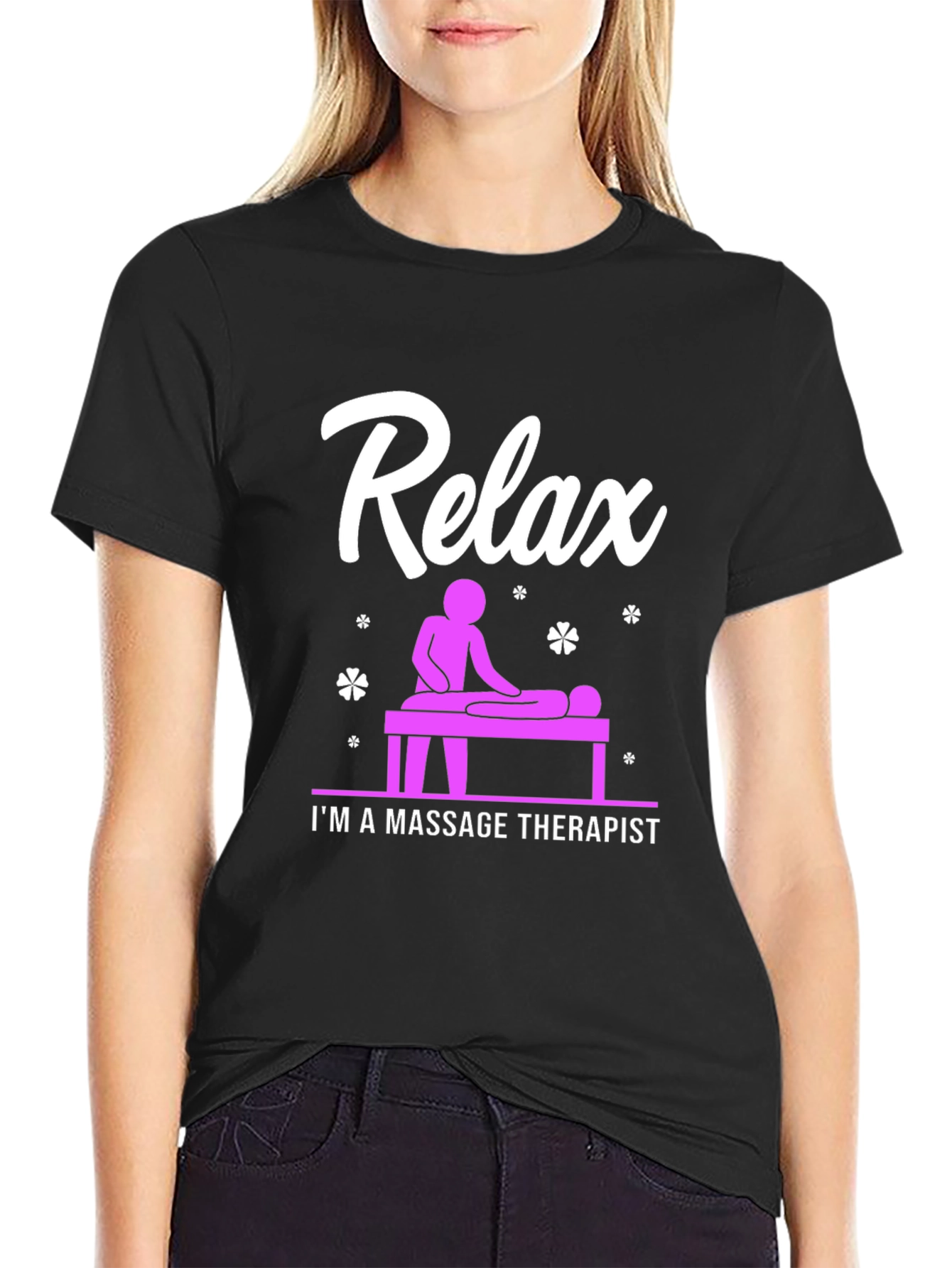 Relax Massage Therapist Graphic T-Shirt