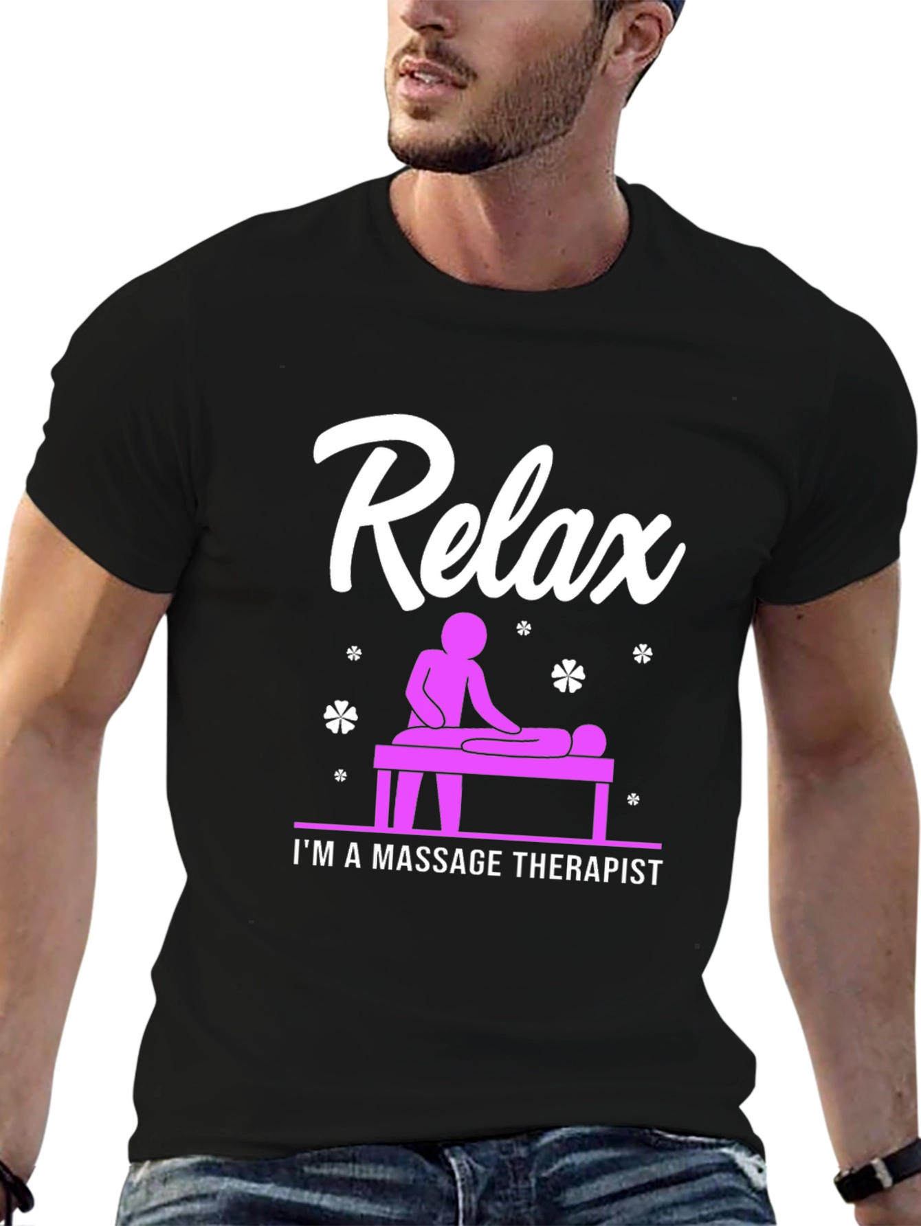 Relax Massage Therapist Graphic T-Shirt