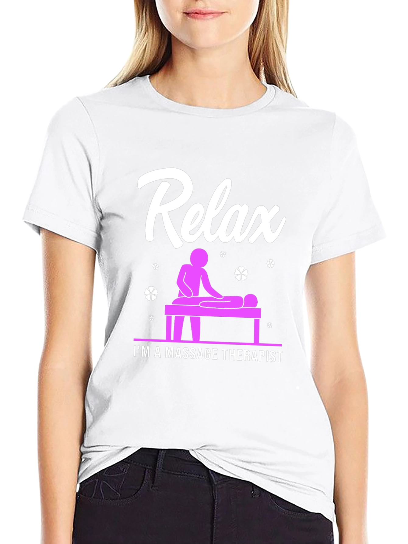 Relax Massage Therapist Graphic T-Shirt