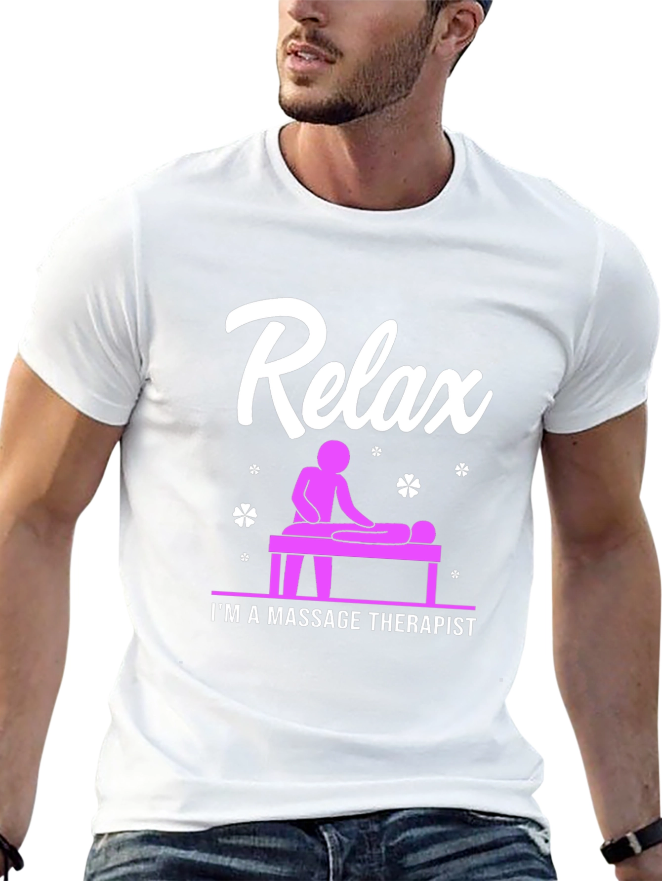 Relax Massage Therapist Graphic T-Shirt