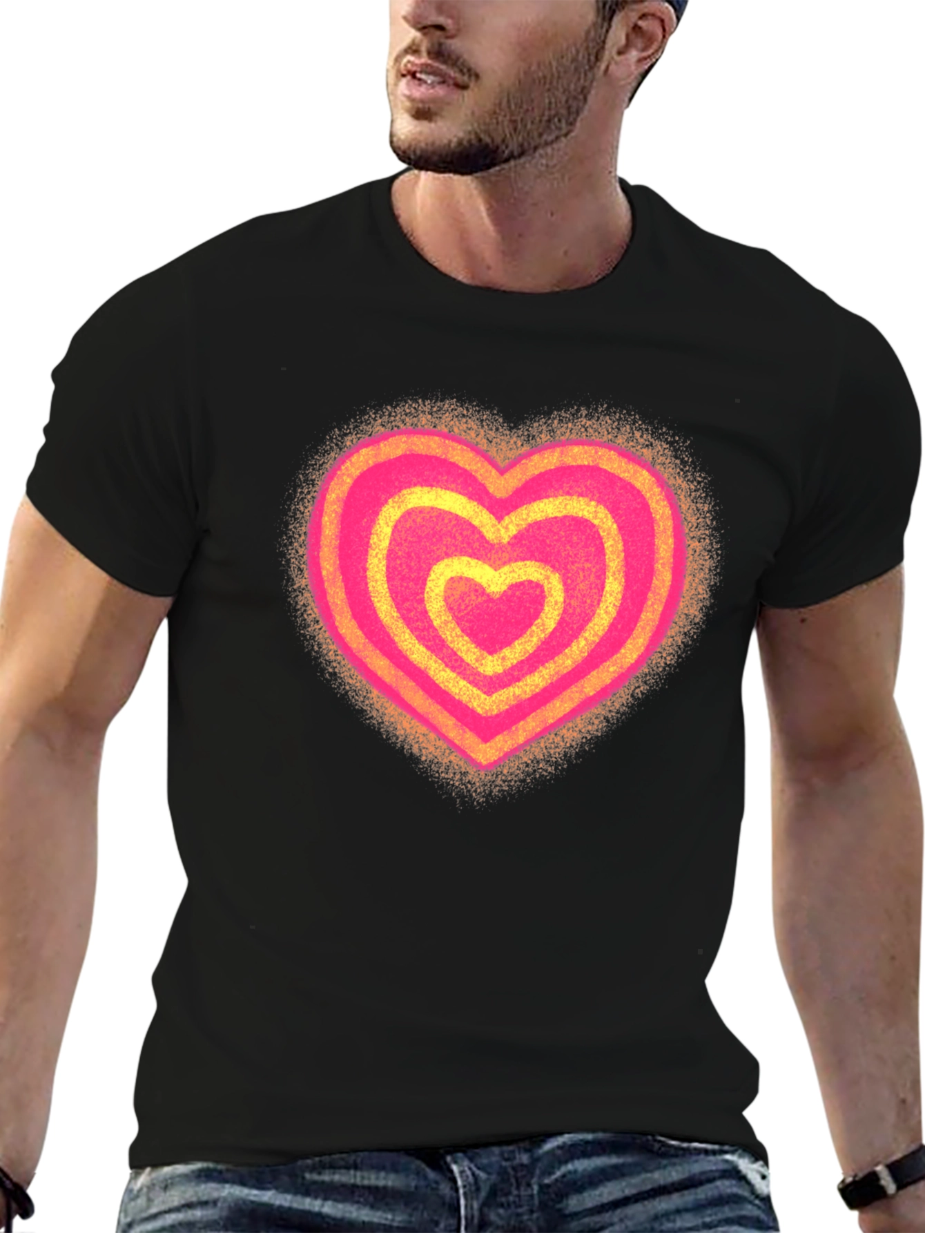 Heart Graphic Tee - Stylish Casual Wear