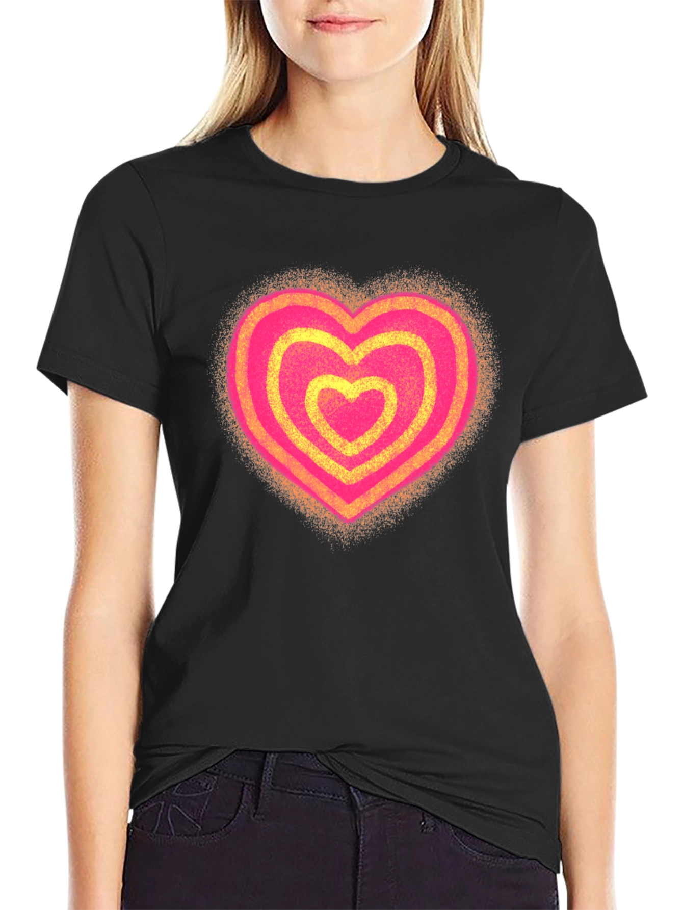 Heart Graphic Tee - Stylish Casual Wear