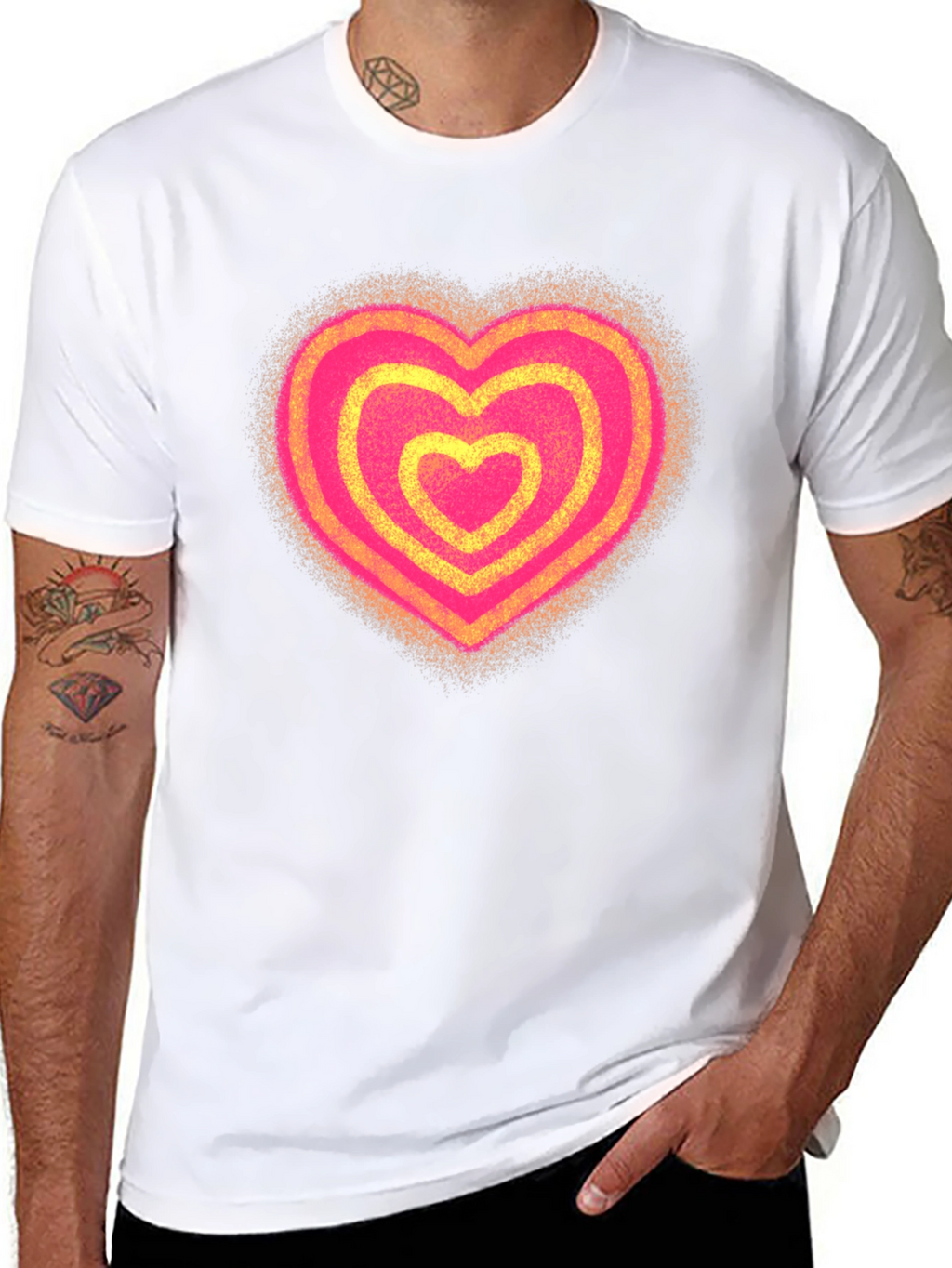 Heart Graphic Tee - Stylish Casual Wear
