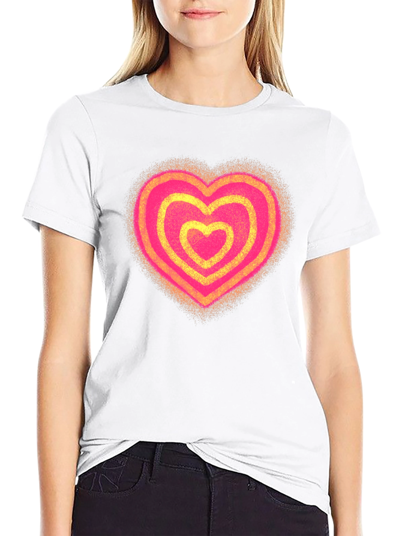 Heart Graphic Tee - Stylish Casual Wear
