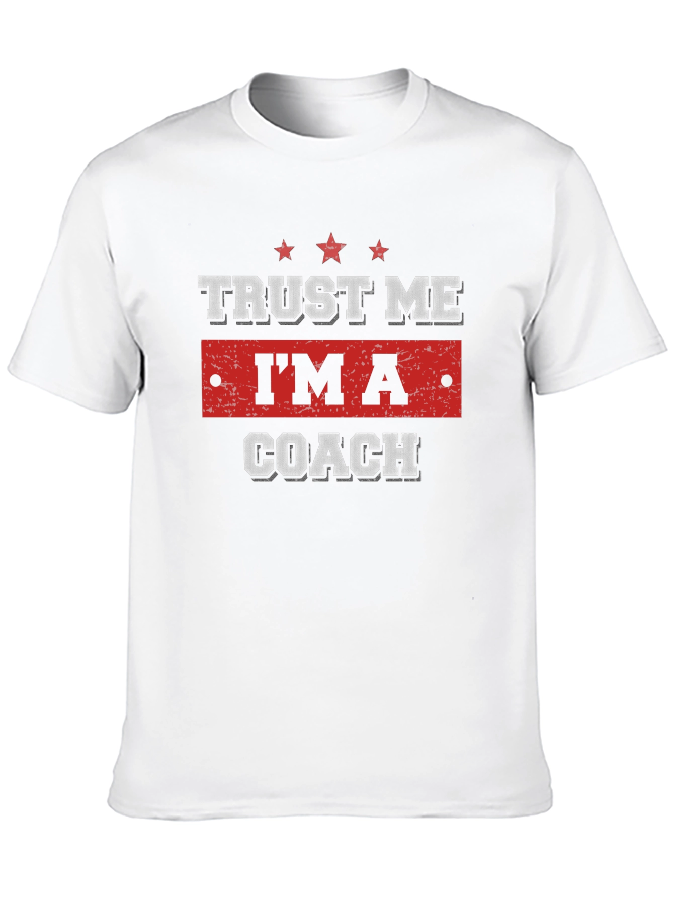 Trust Me Im A Coach Funny Black T-Shirt