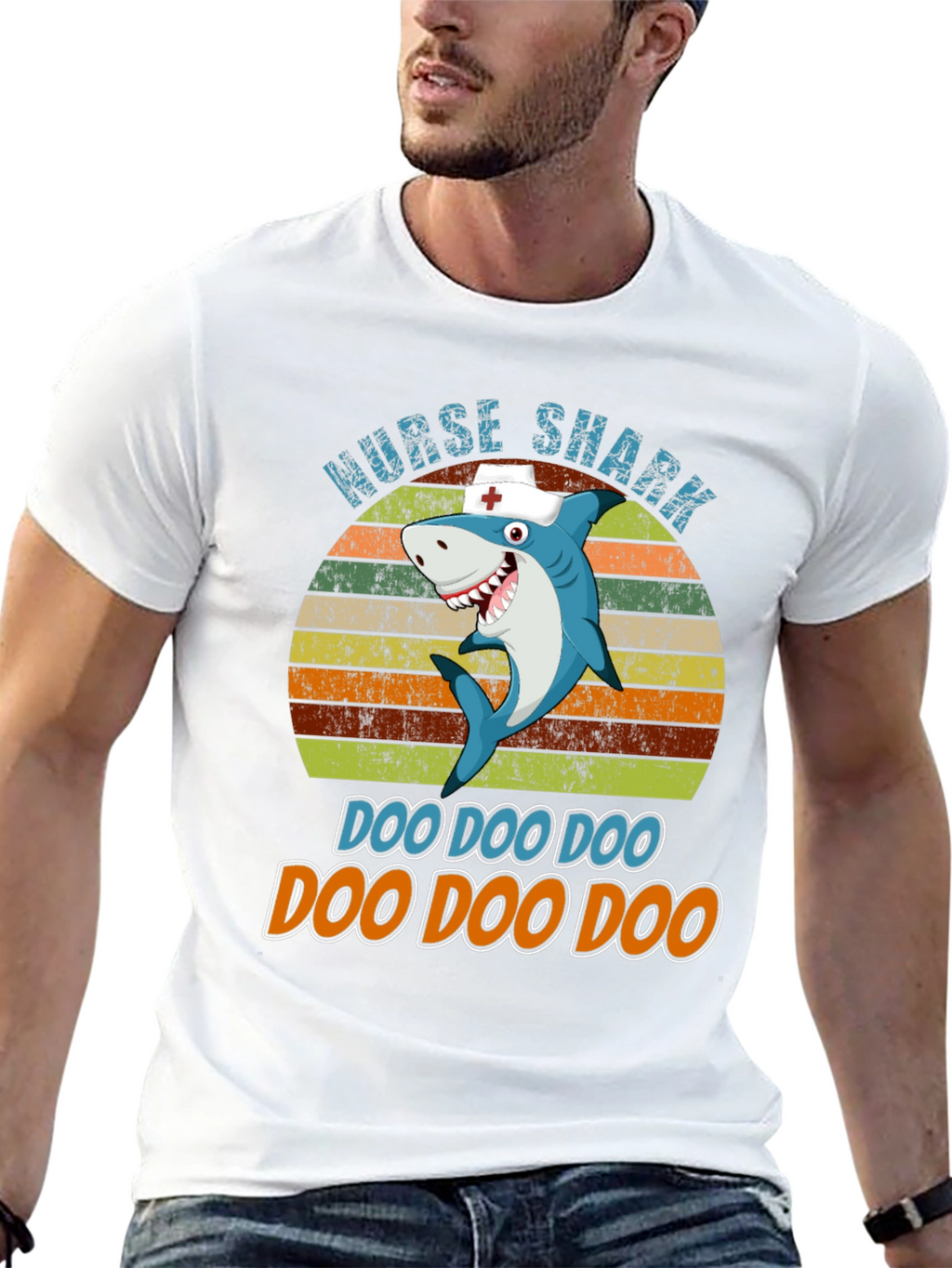 Nurse Shark Doo Doo Doo Graphic Tee