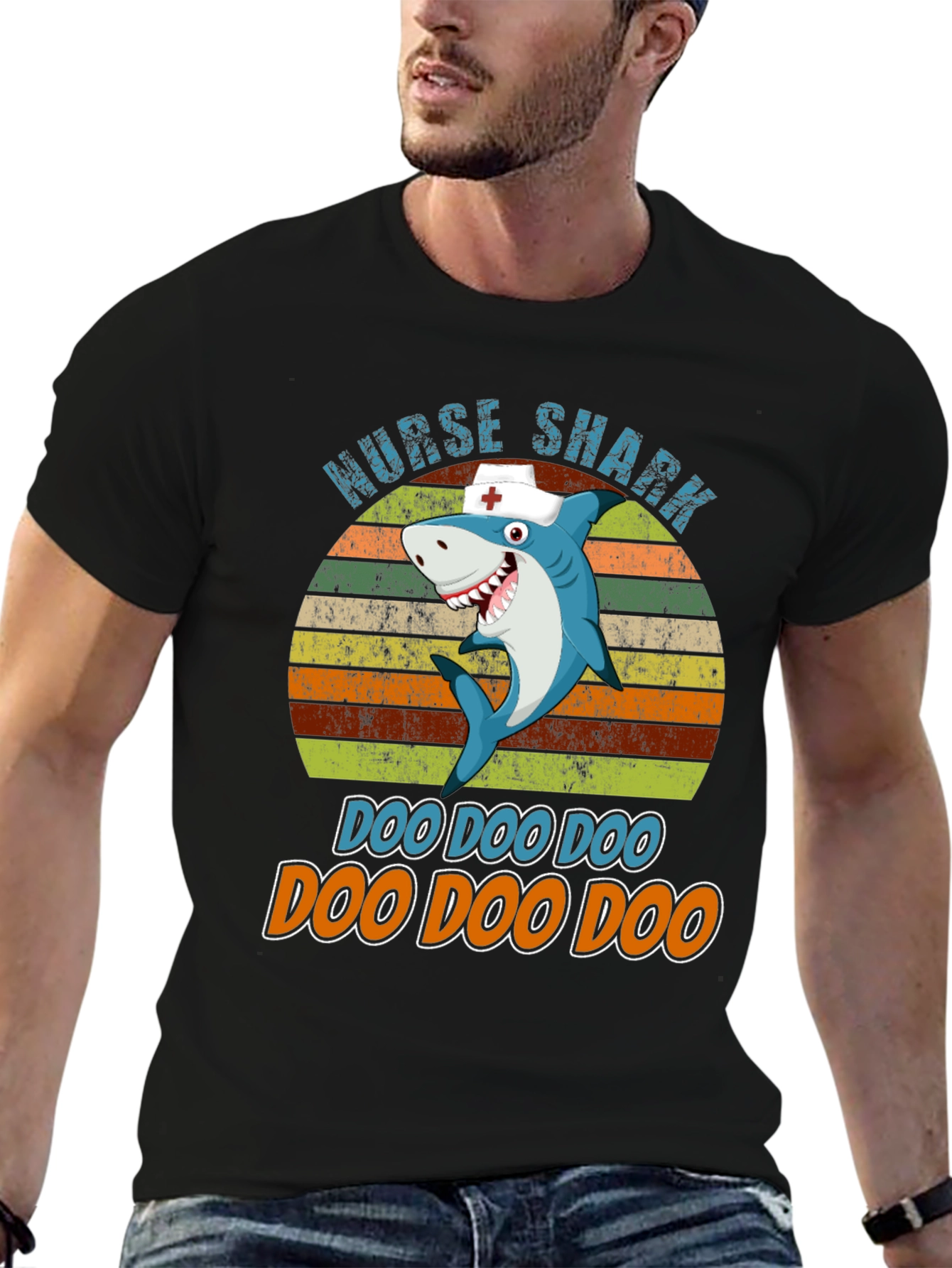 Nurse Shark Doo Doo Doo Graphic Tee