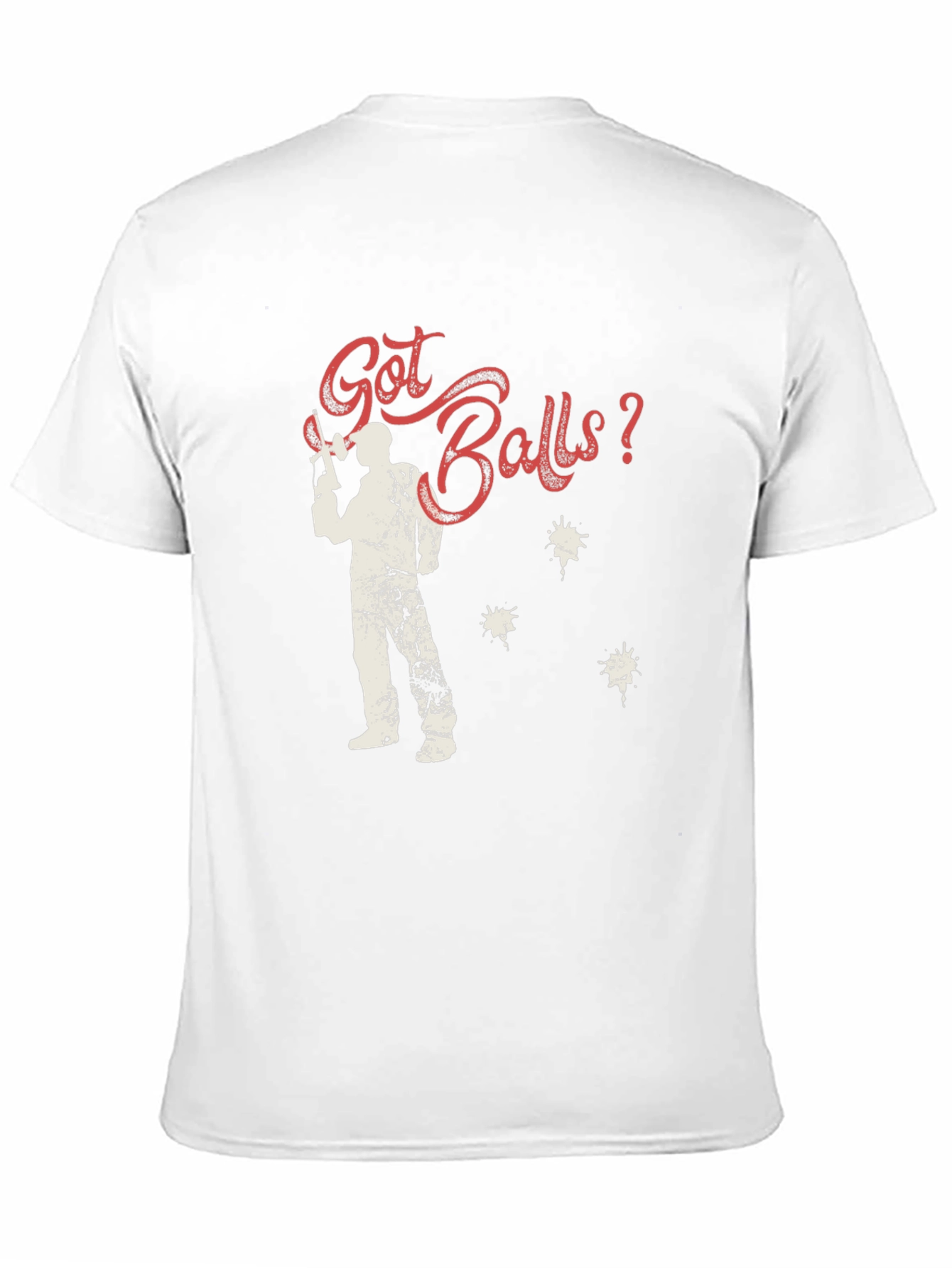 Got Balls? Paintball T-Shirt - Black Cotton Tee