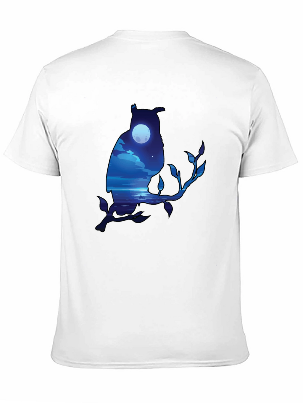 Owl Moonscape Graphic Tee - Unique Design