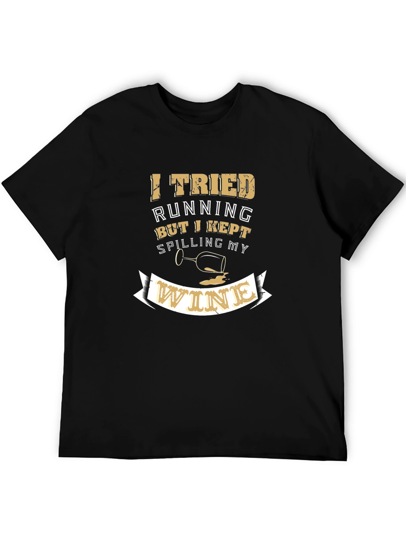 Wine Lover T-Shirt - Funny Running Graphic Tee