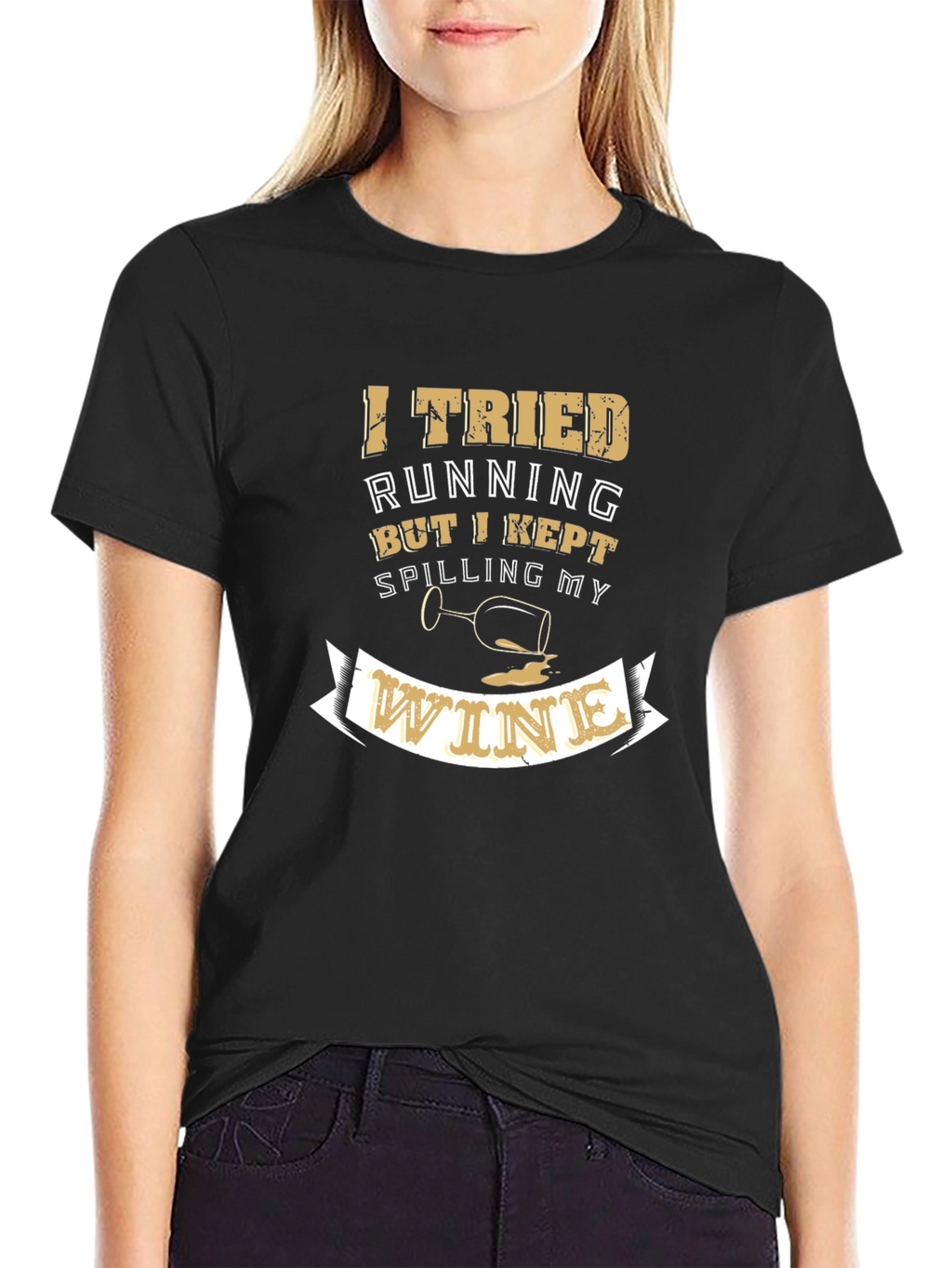 Wine Lover T-Shirt - Funny Running Graphic Tee