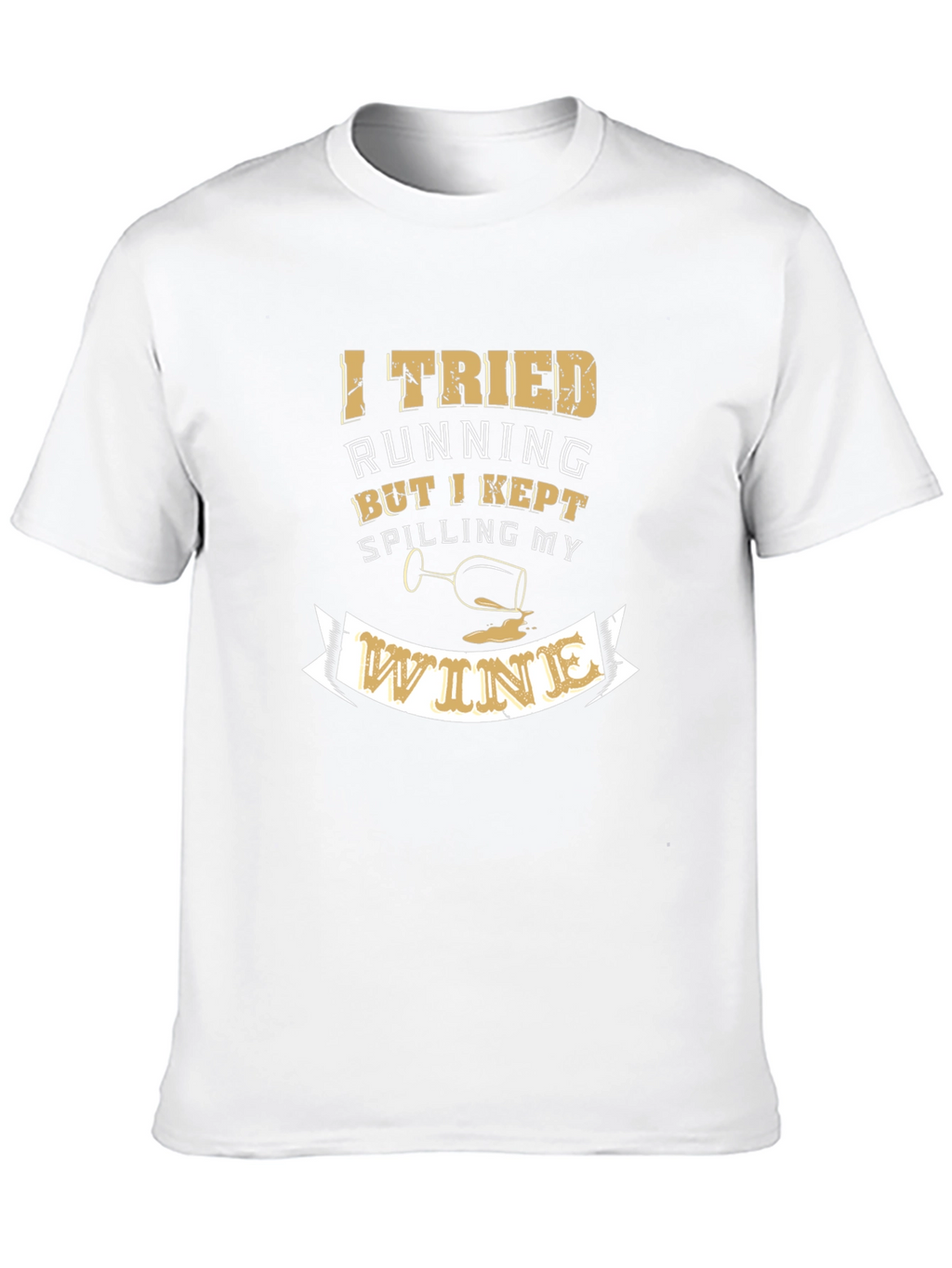 Wine Lover T-Shirt - Funny Running Graphic Tee