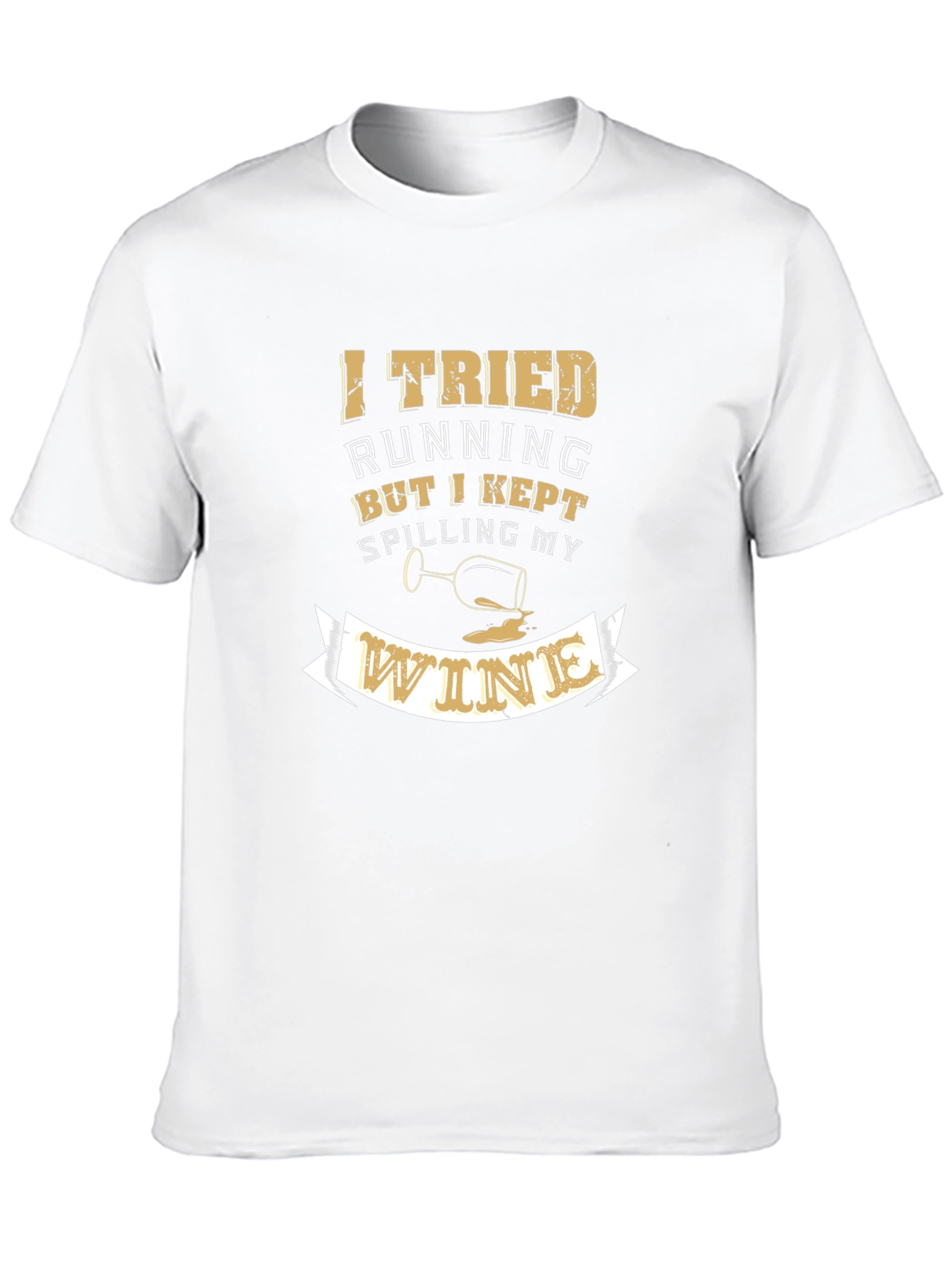 Wine Lover T-Shirt - Funny Running Graphic Tee
