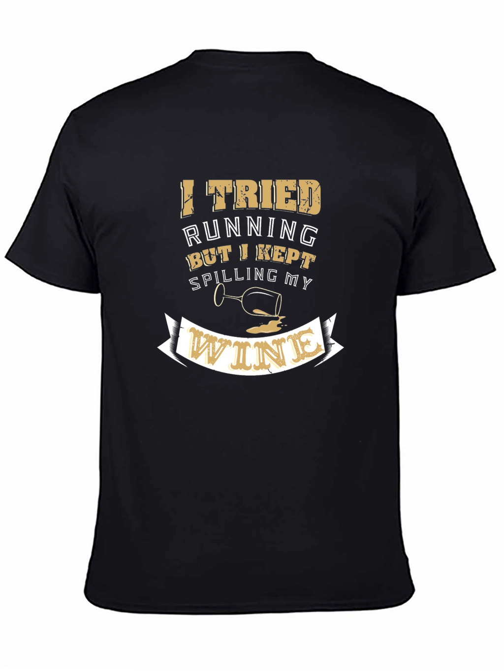 Wine Lover T-Shirt - Funny Running Graphic Tee