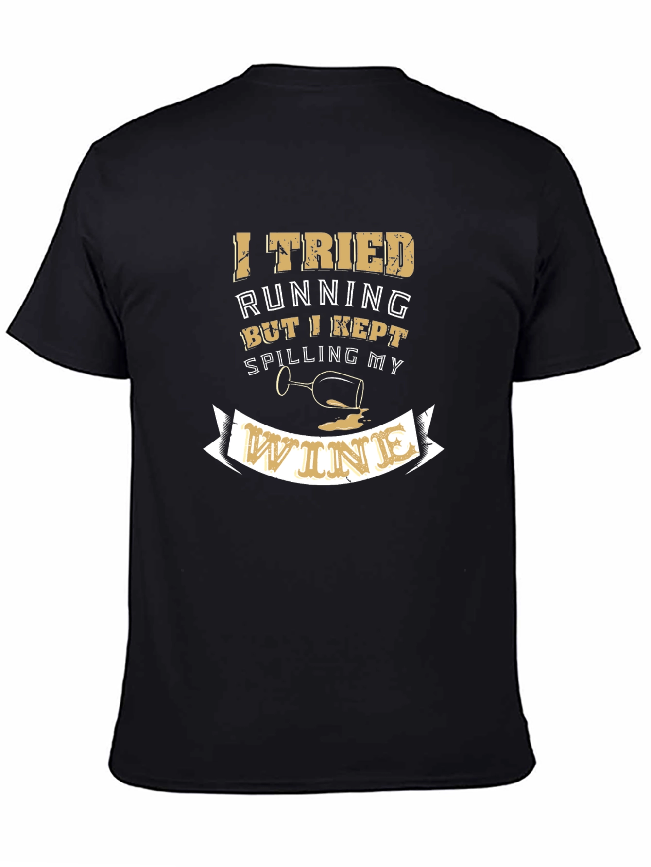 Wine Lover T-Shirt - Funny Running Graphic Tee