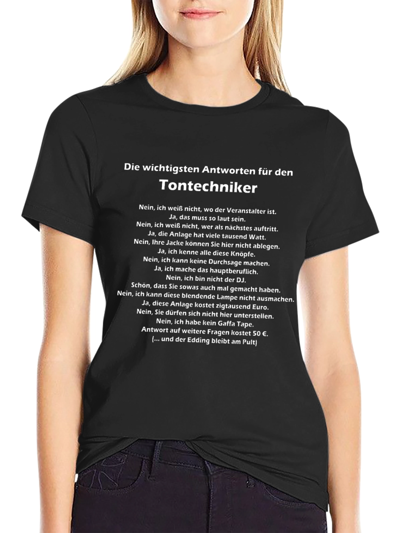 Sound Technician Humor T-Shirt