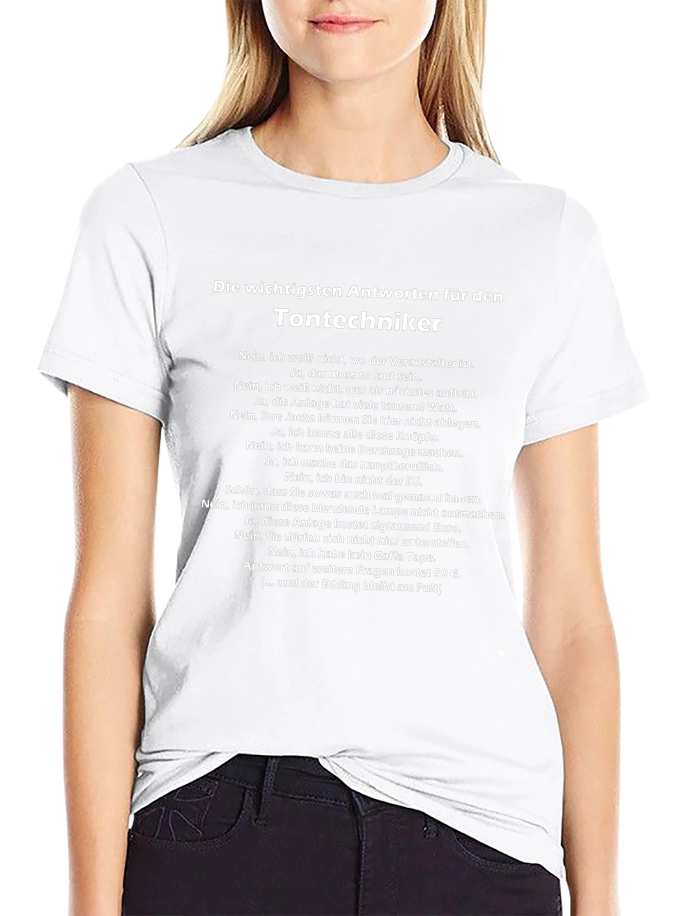 Sound Technician Humor T-Shirt