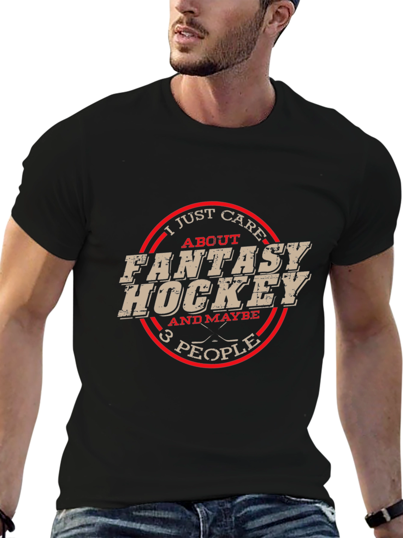 Fantasy Hockey T-Shirt - Funny Sports Tee