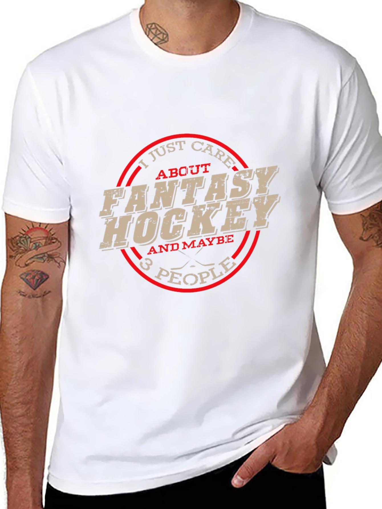 Fantasy Hockey T-Shirt - Funny Sports Tee