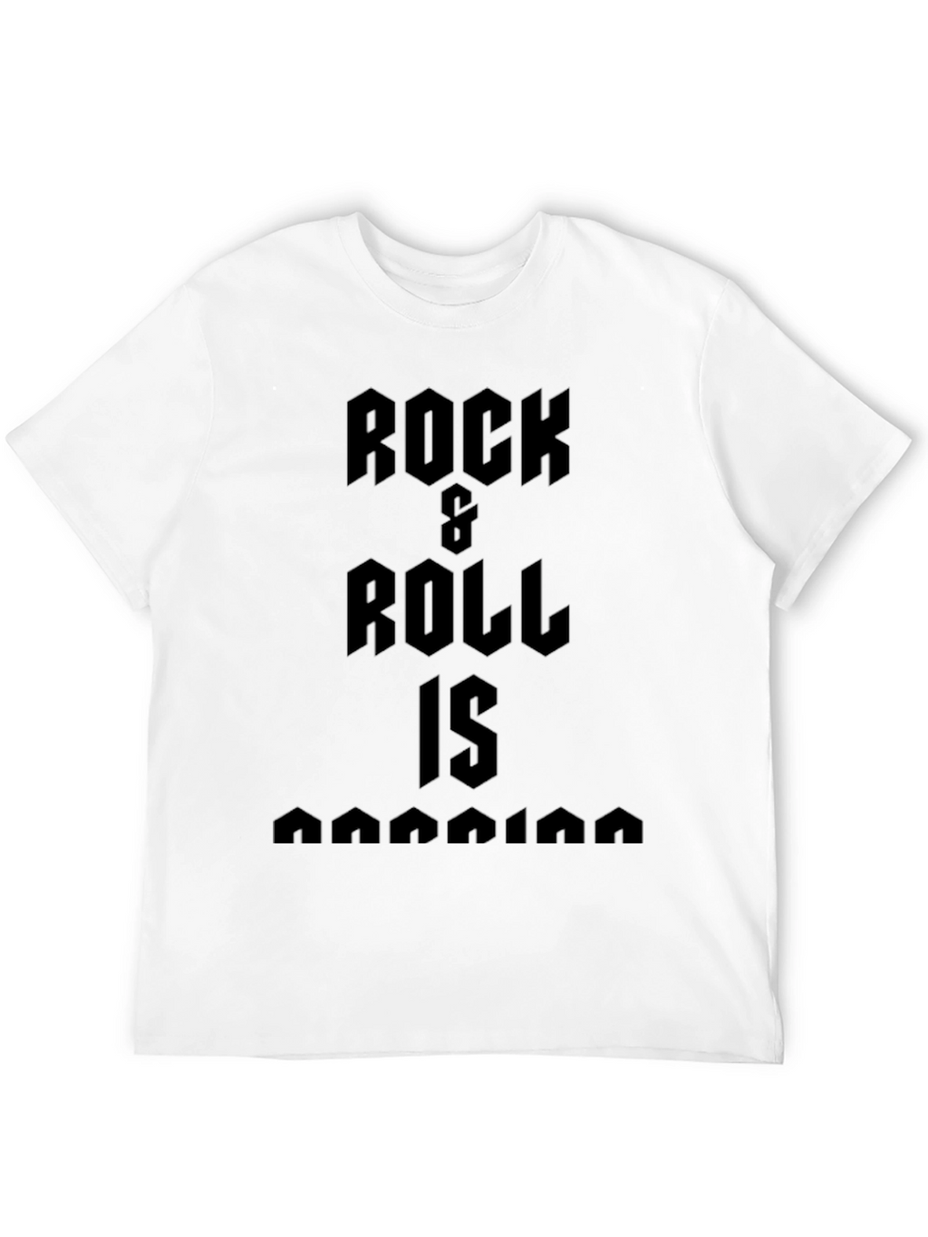Rock & Roll T-Shirt - Black Graphic Tee