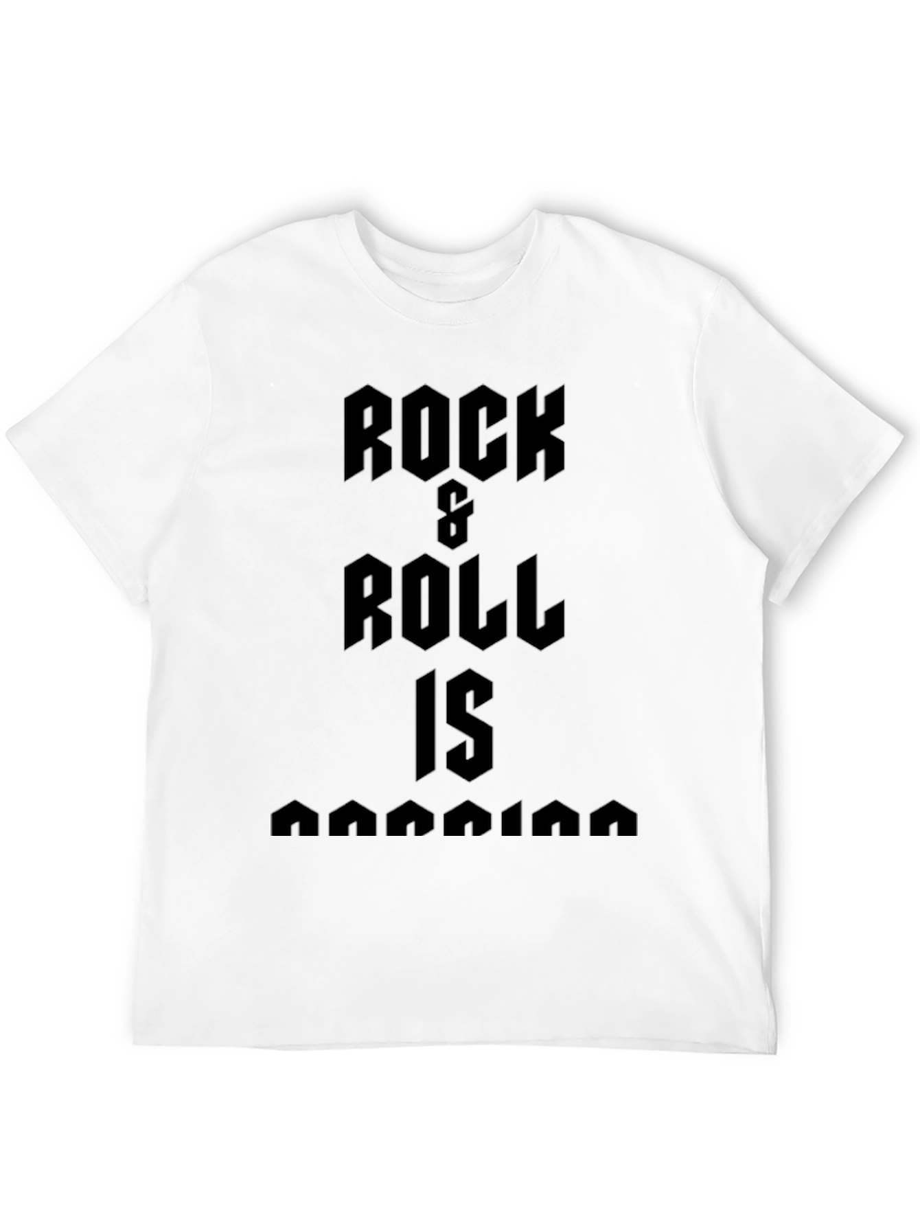 Rock & Roll T-Shirt - Black Graphic Tee