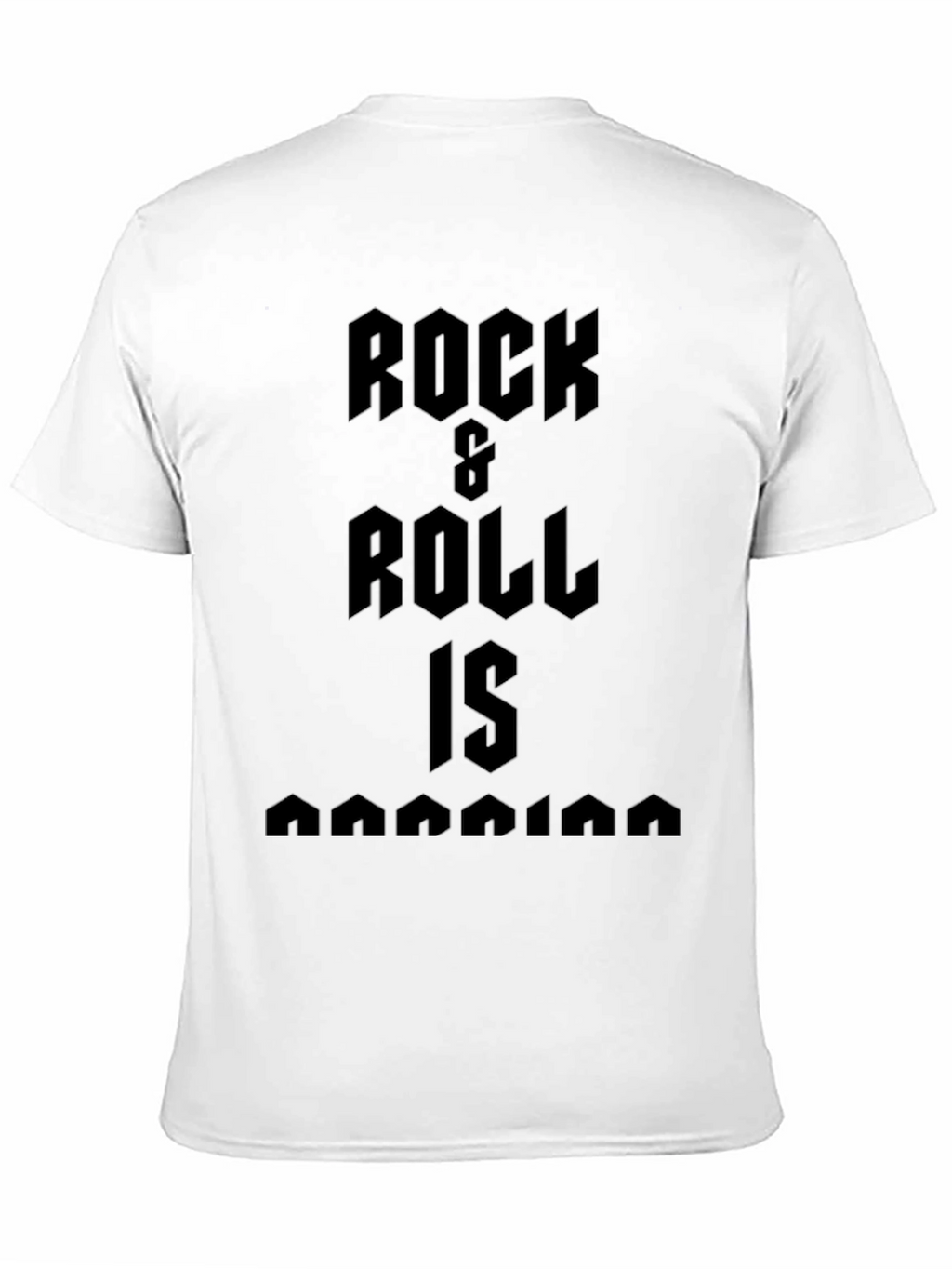 Rock & Roll T-Shirt - Black Graphic Tee
