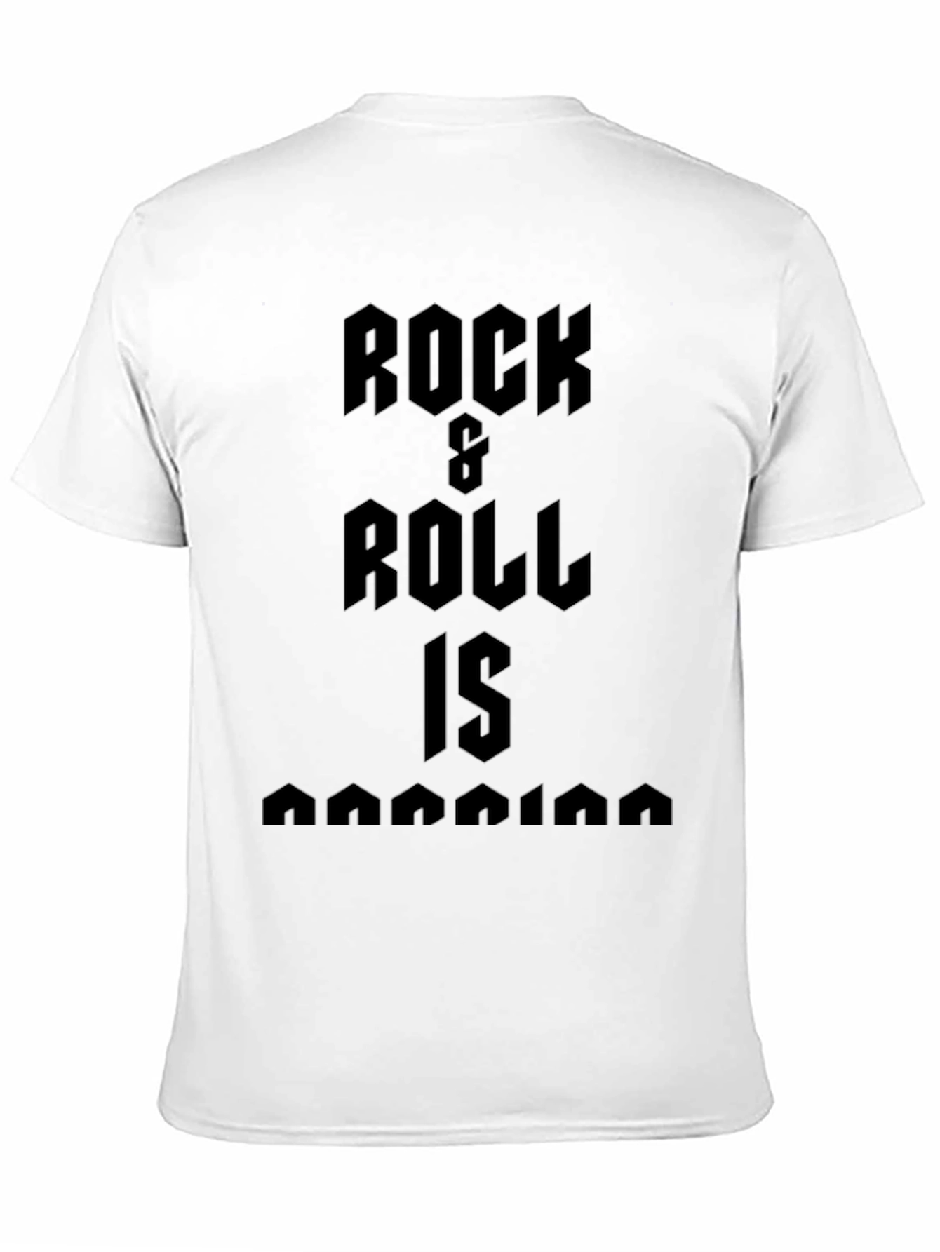 Rock & Roll T-Shirt - Black Graphic Tee