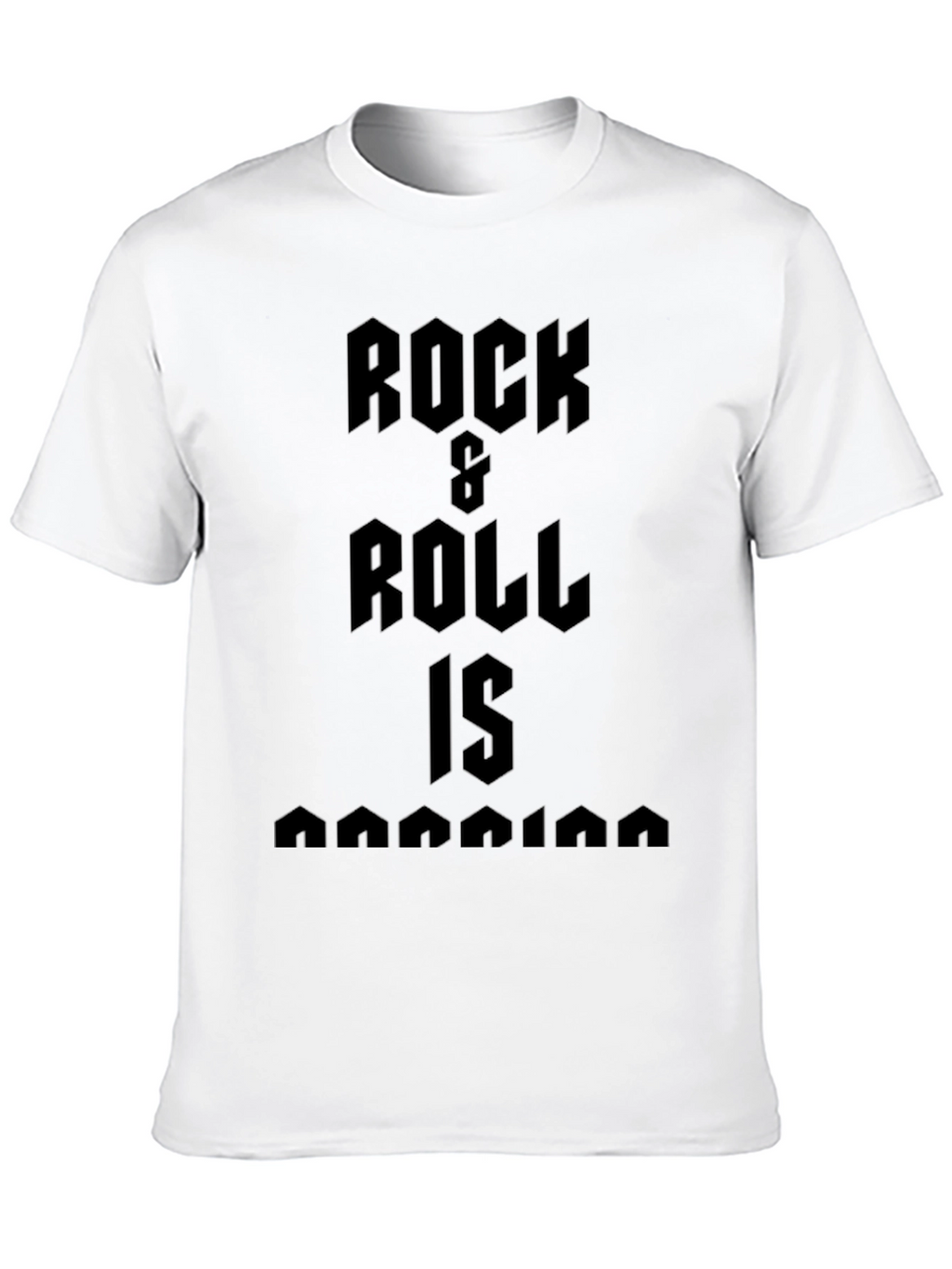 Rock & Roll T-Shirt - Black Graphic Tee