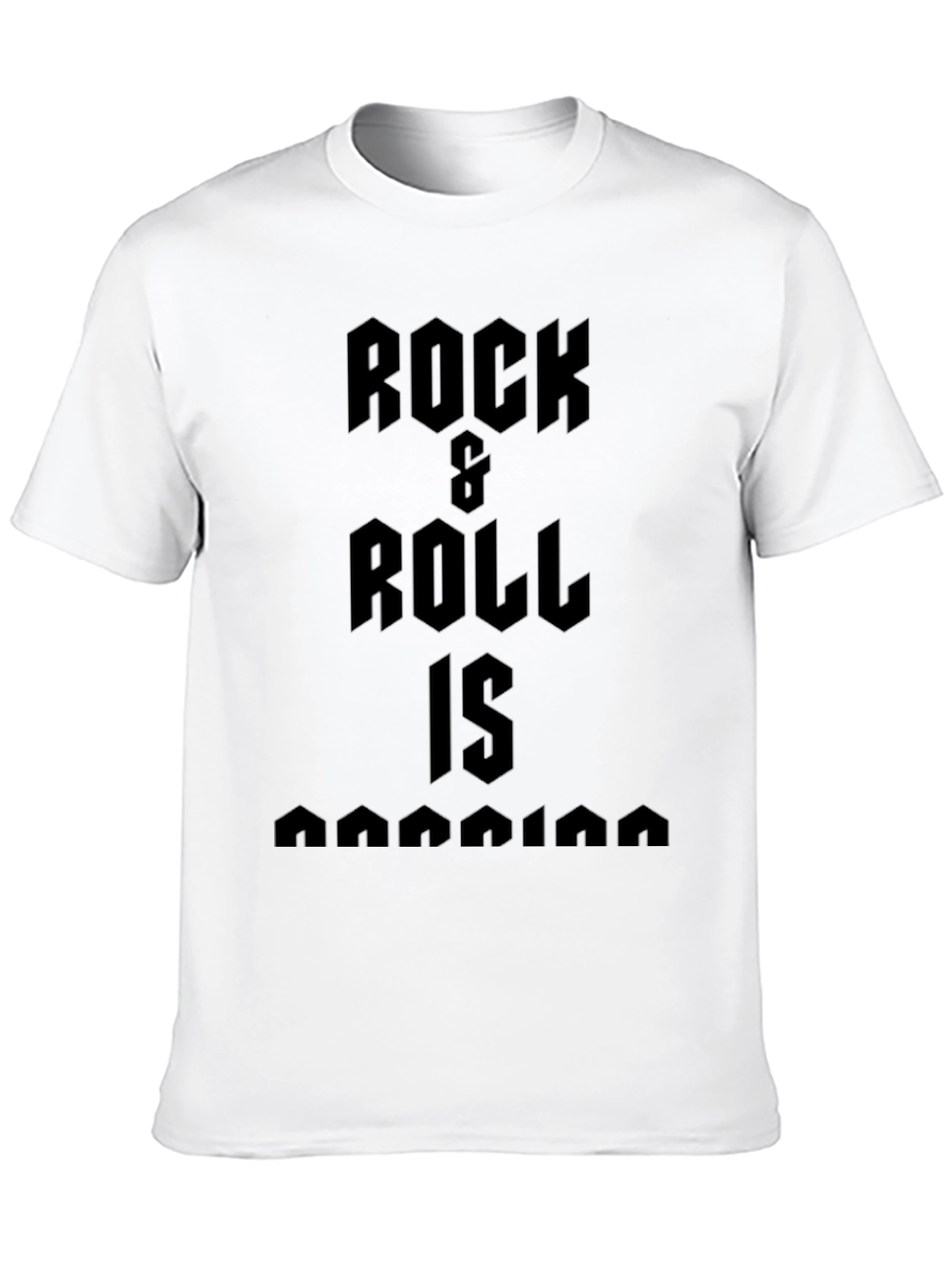 Rock & Roll T-Shirt - Black Graphic Tee