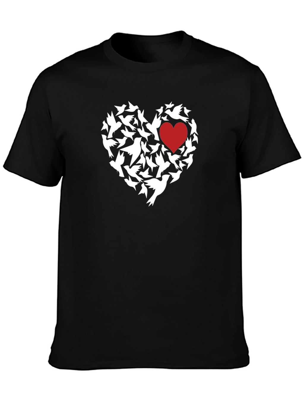 Heart of Doves Graphic T-Shirt