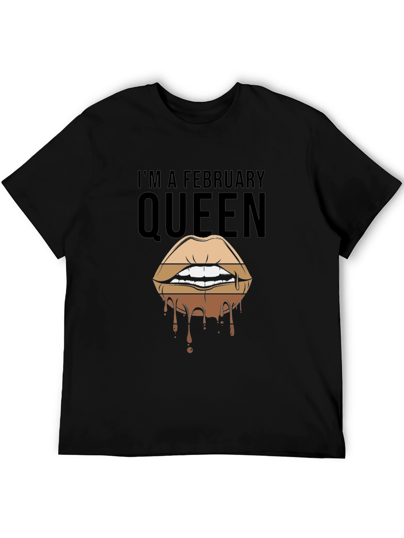 February Queen Lips Drip Graphic Tee