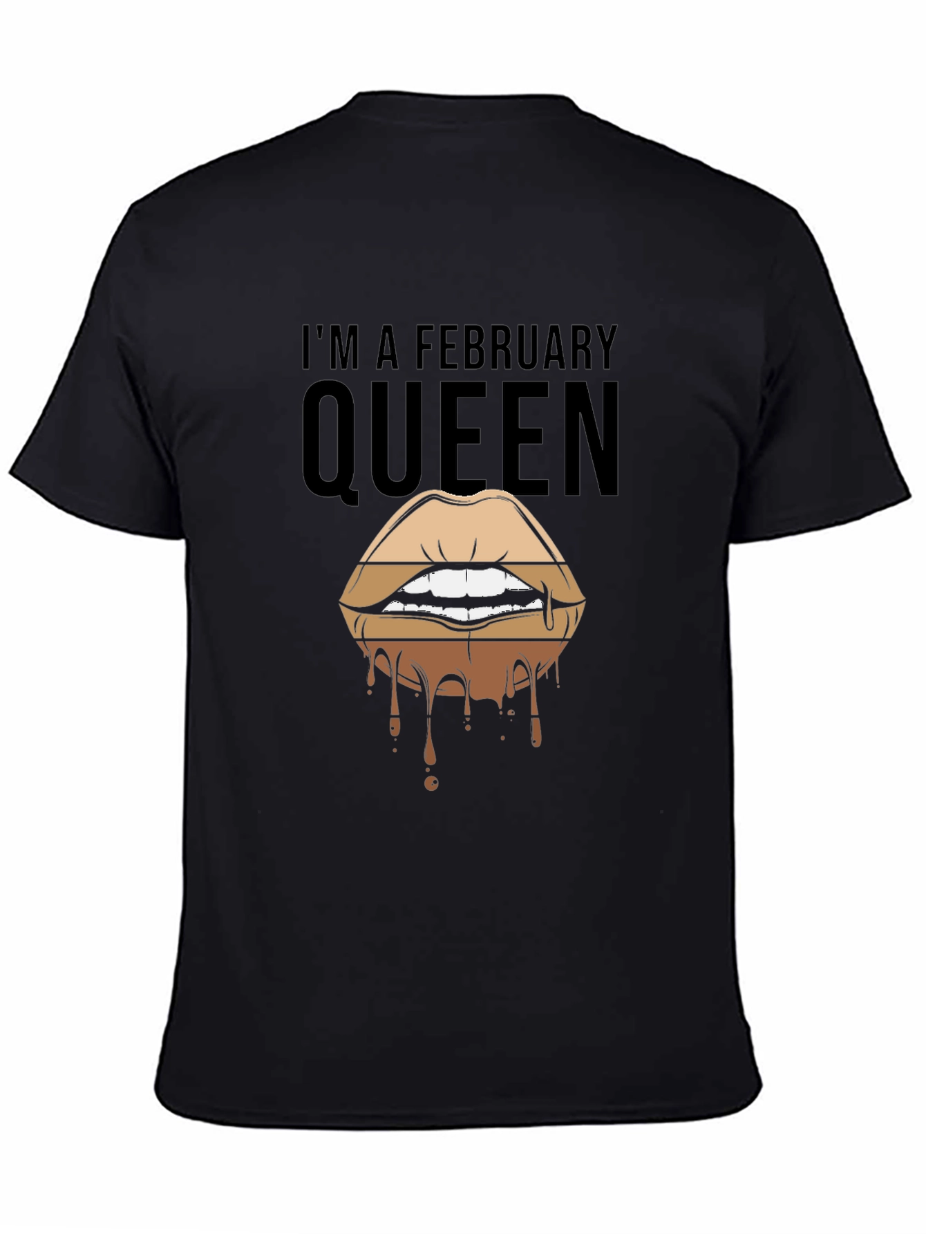 February Queen Lips Drip Graphic Tee