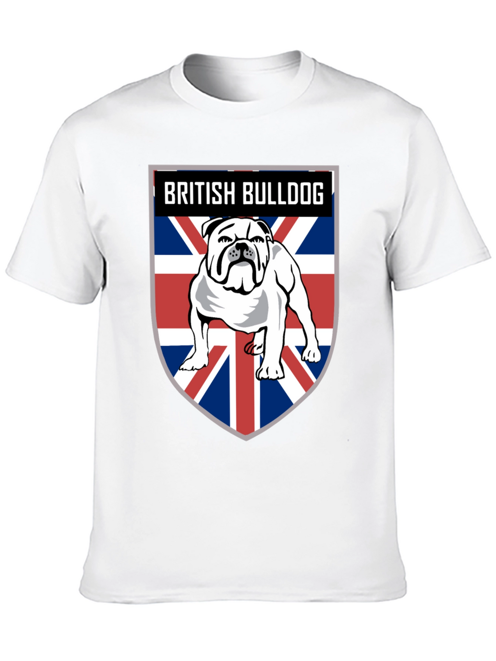 British Bulldog Union Jack Mens T-Shirt