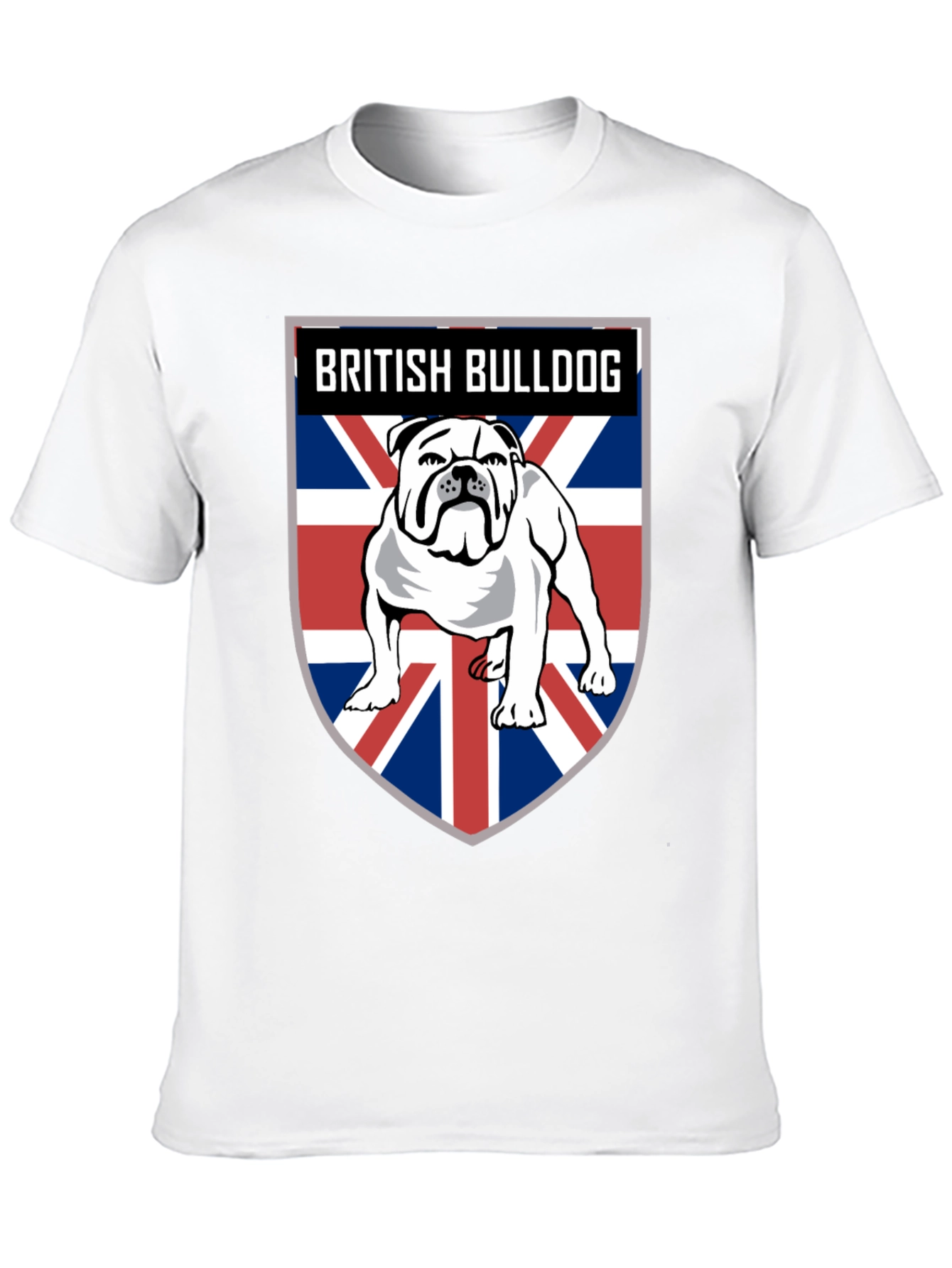 British Bulldog Union Jack Mens T-Shirt